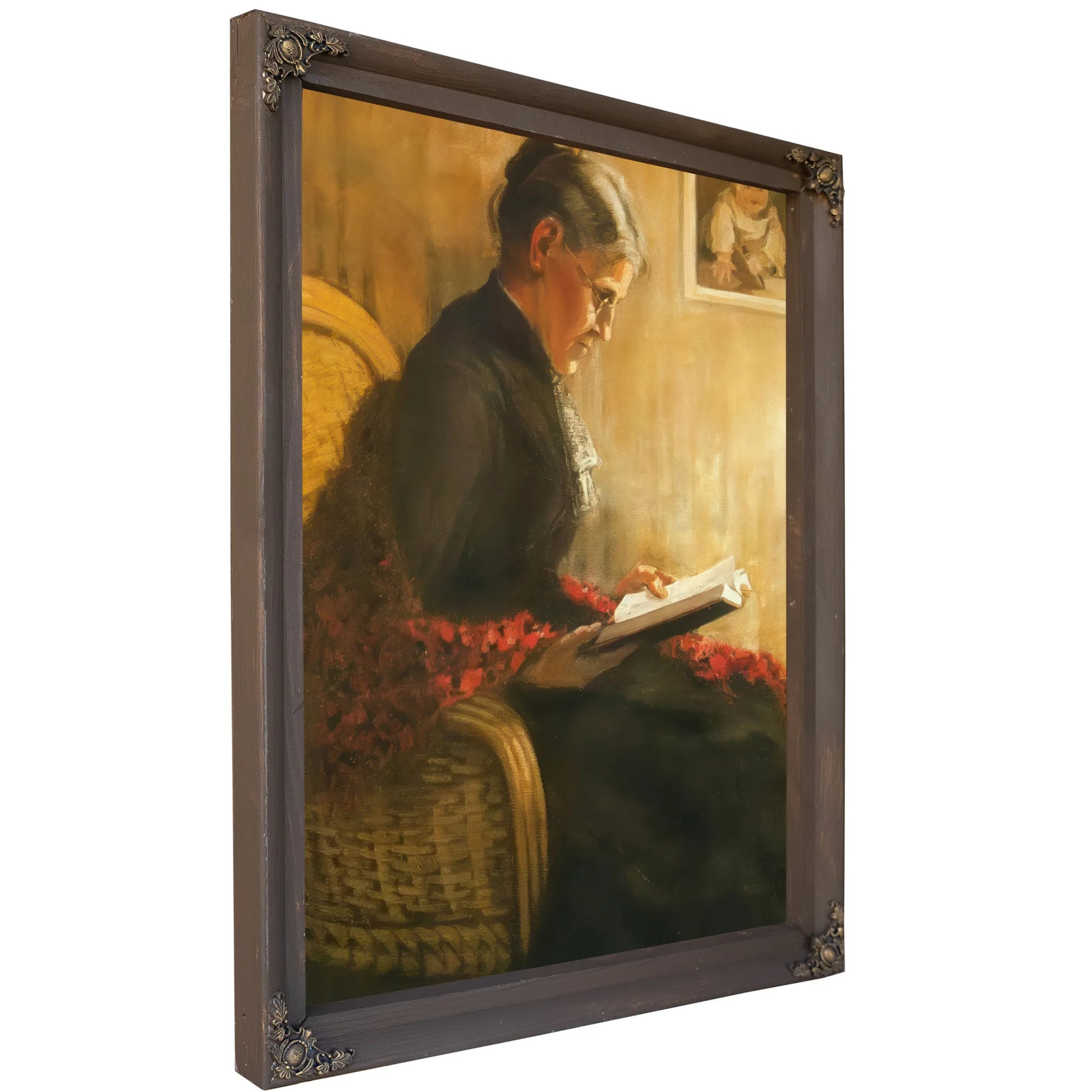 Portrait Of The Artists Mother By Franz Marc Fine Art Print