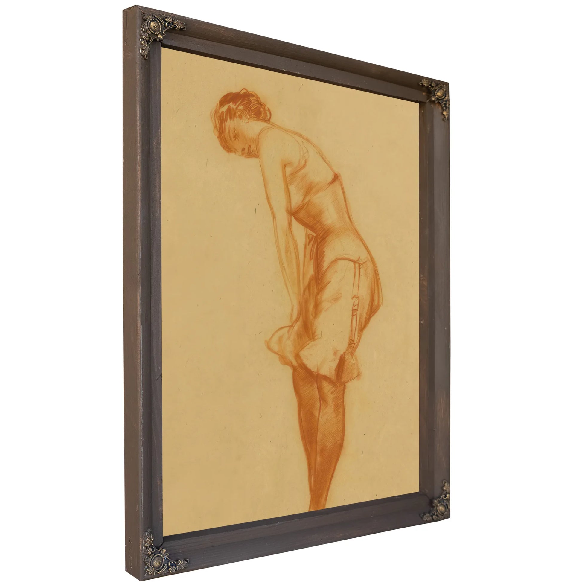 Untitled Silk Stockings By Everett Shinn Fine Art Print