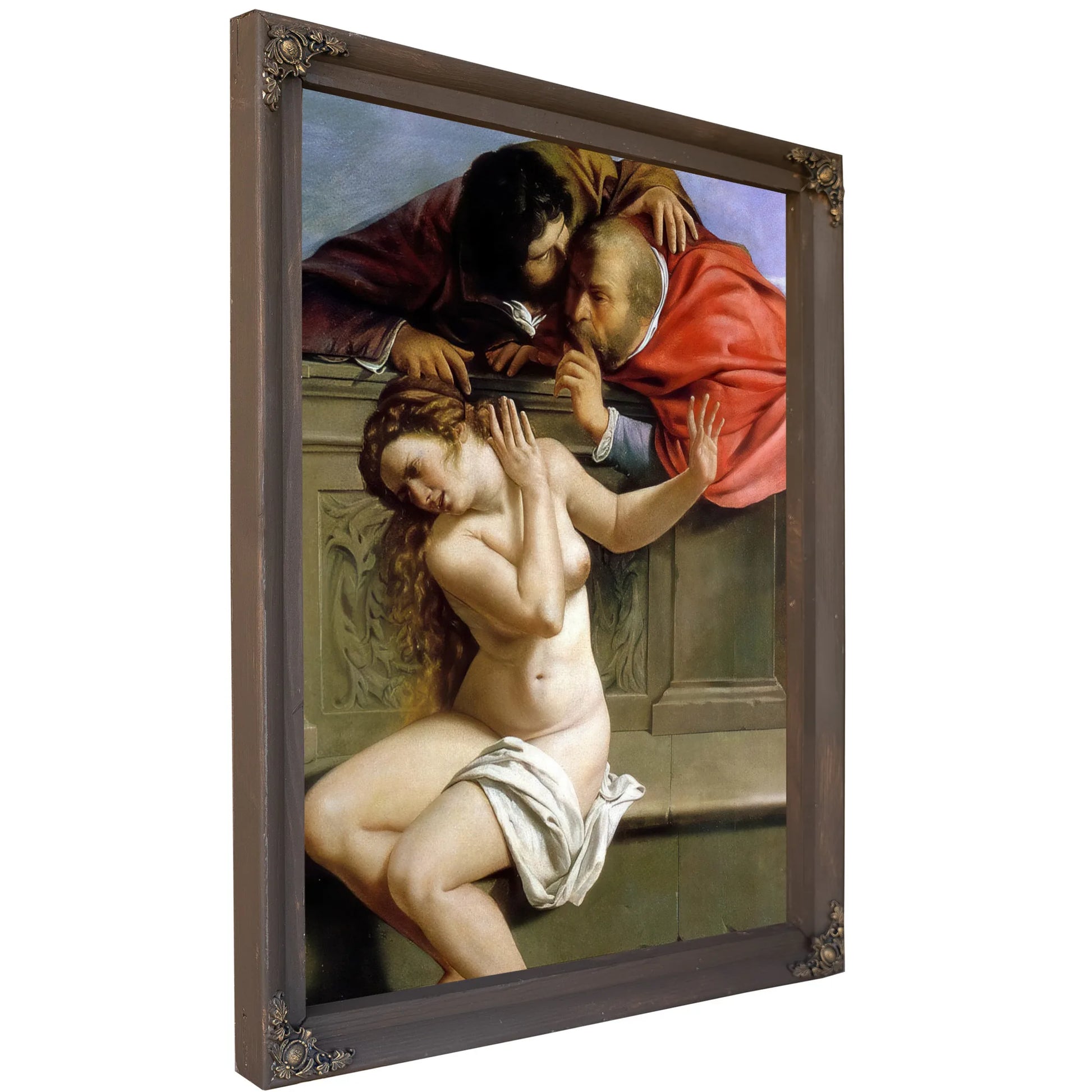 Susanna And The Elders 1610 By Artemisia Gentileschi Fine Art Print
