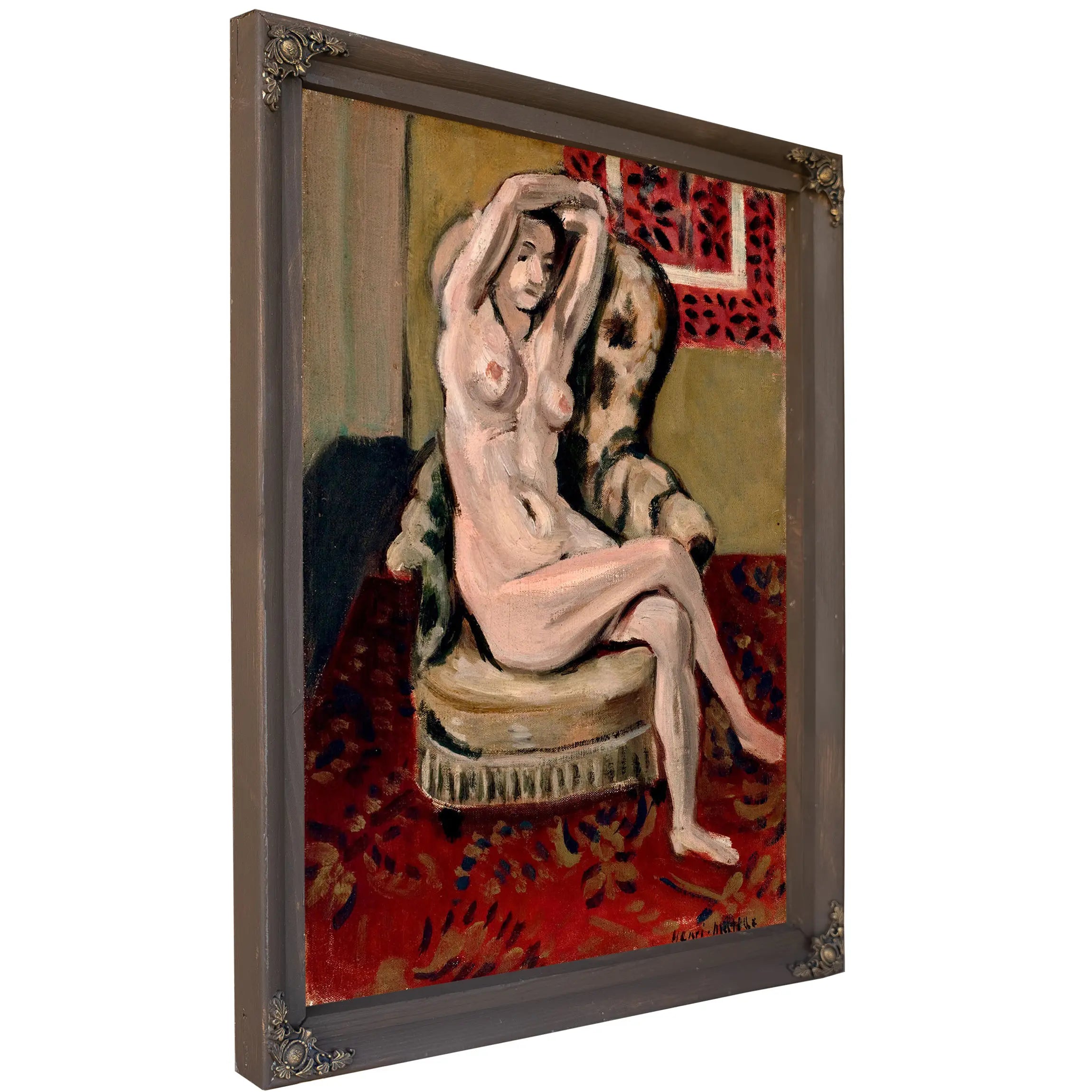 Nude On A Stool by Henri Matisse