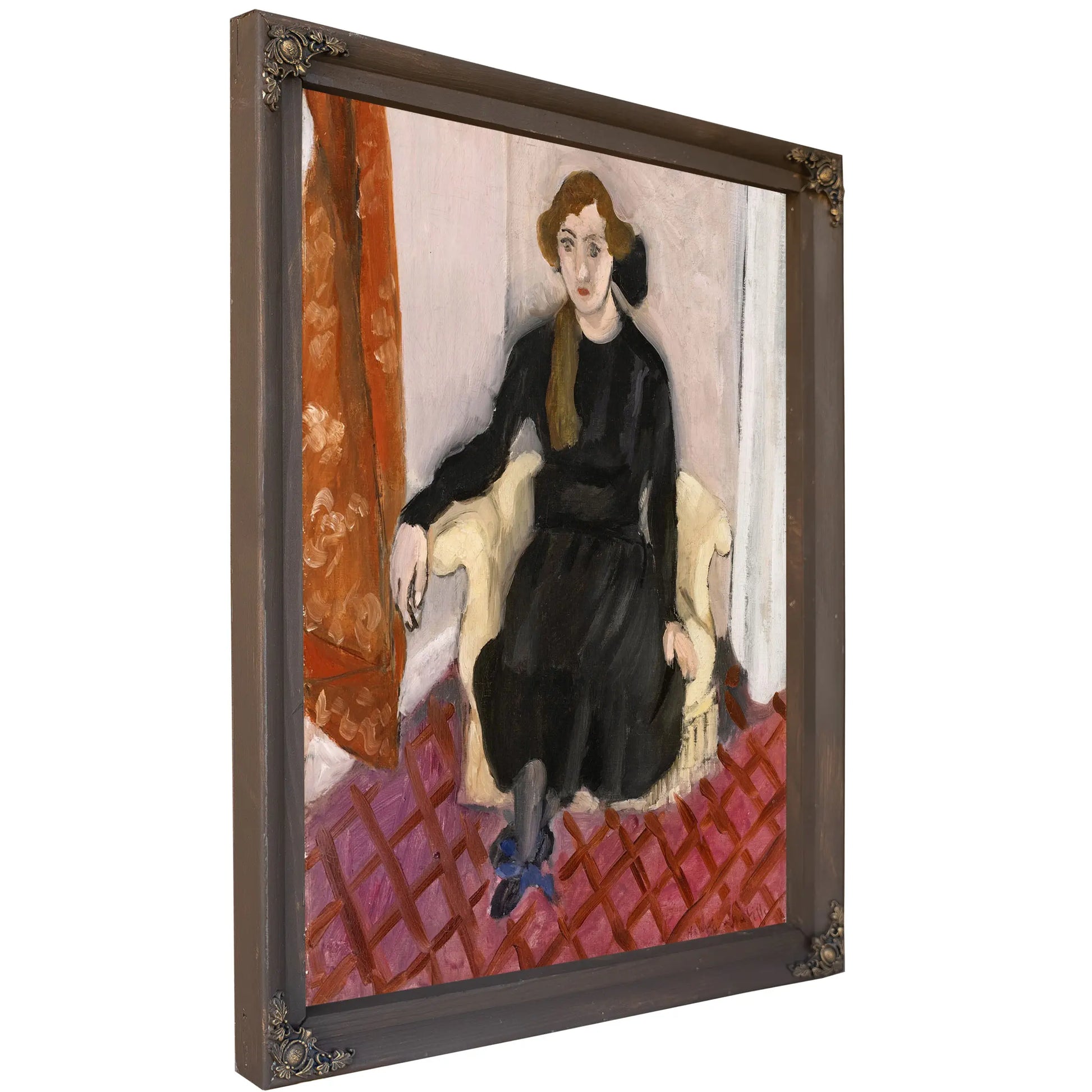 Woman In A Yellow Dress (Femme En Robe Jaune) by Henri Matisse