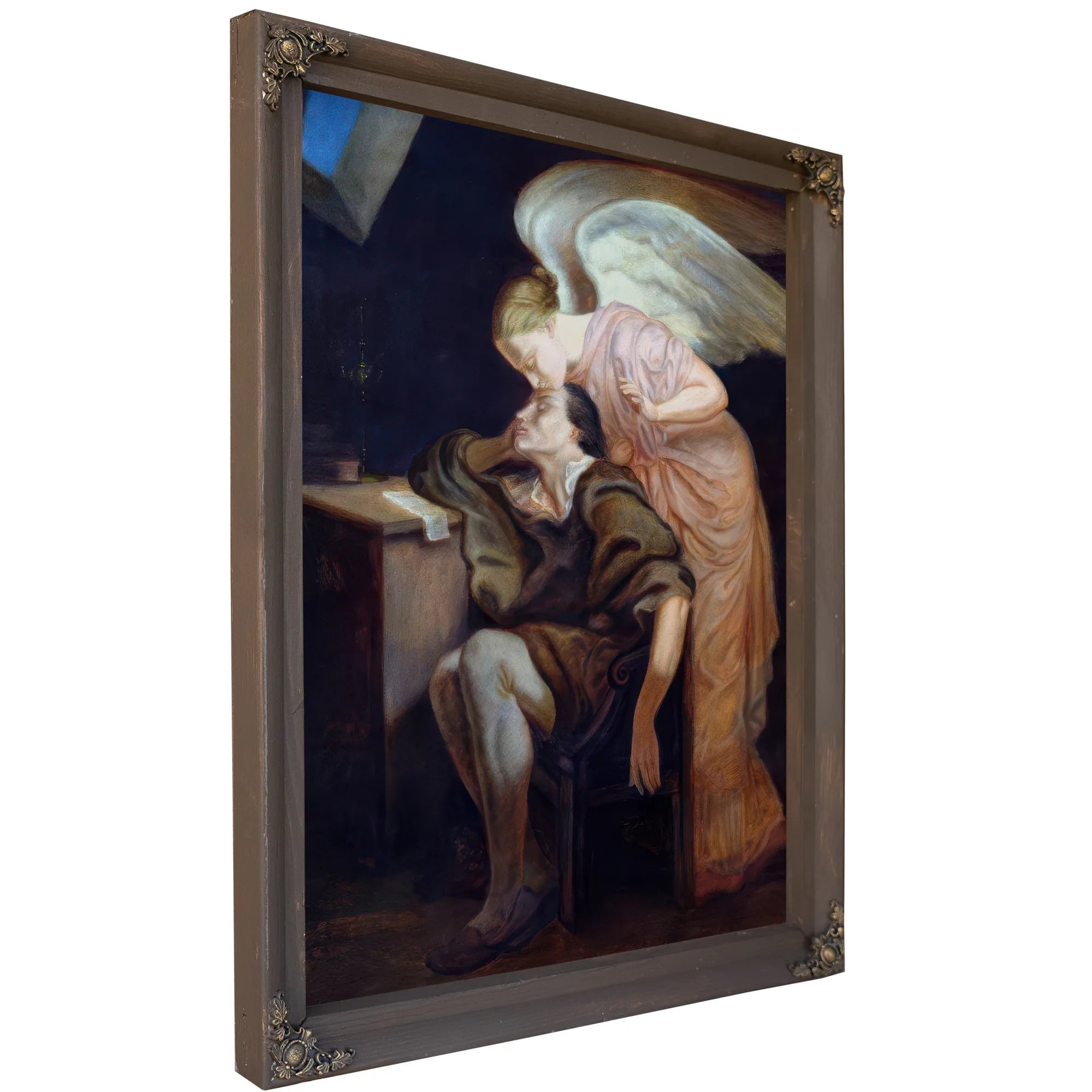The Dream Of The Poet Or, The Kiss Of The Muse By Paul Cezanne Fine Art Print