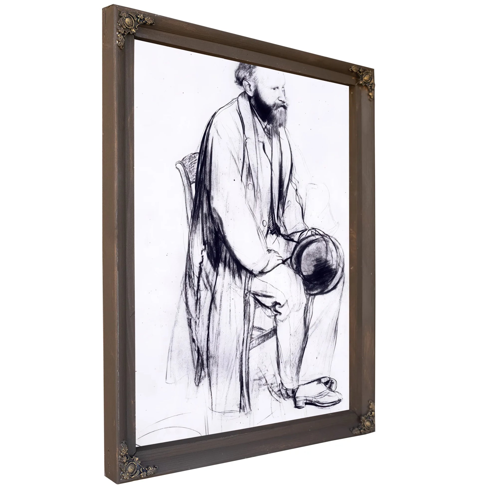 Study For A Portrait Of Manet By Edgar Degas Fine Art Print
