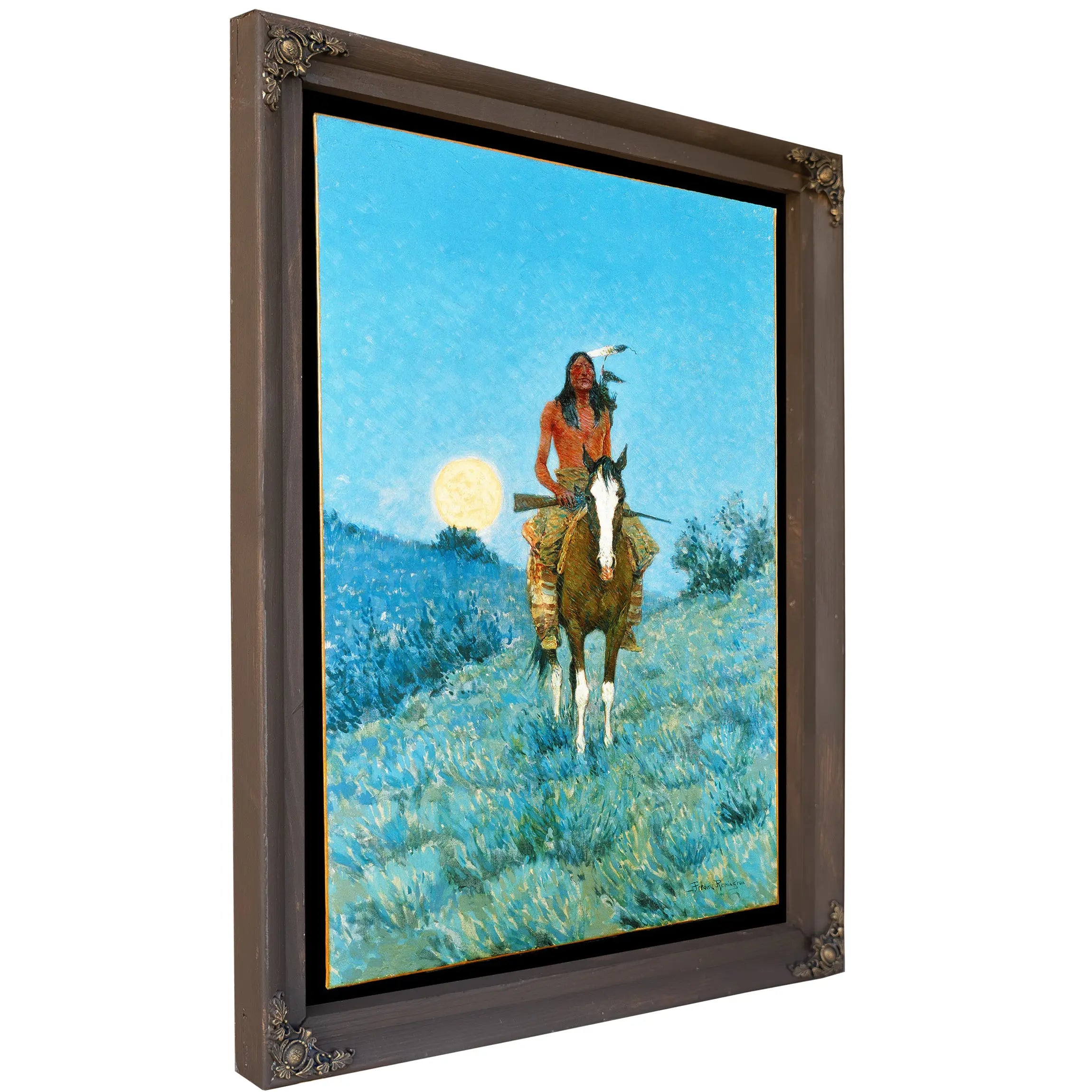 Frederic Sackrider Remington The Outlier G by Frederic Remington