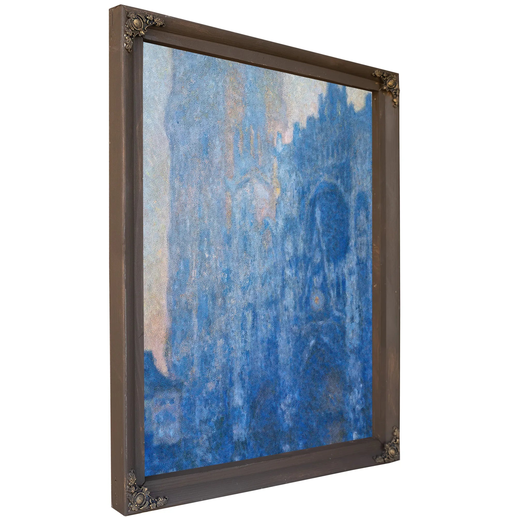 Rouen Cathedral Facade And Tour D'albane (Morning Effect) By Claude Monet Fine Art Print