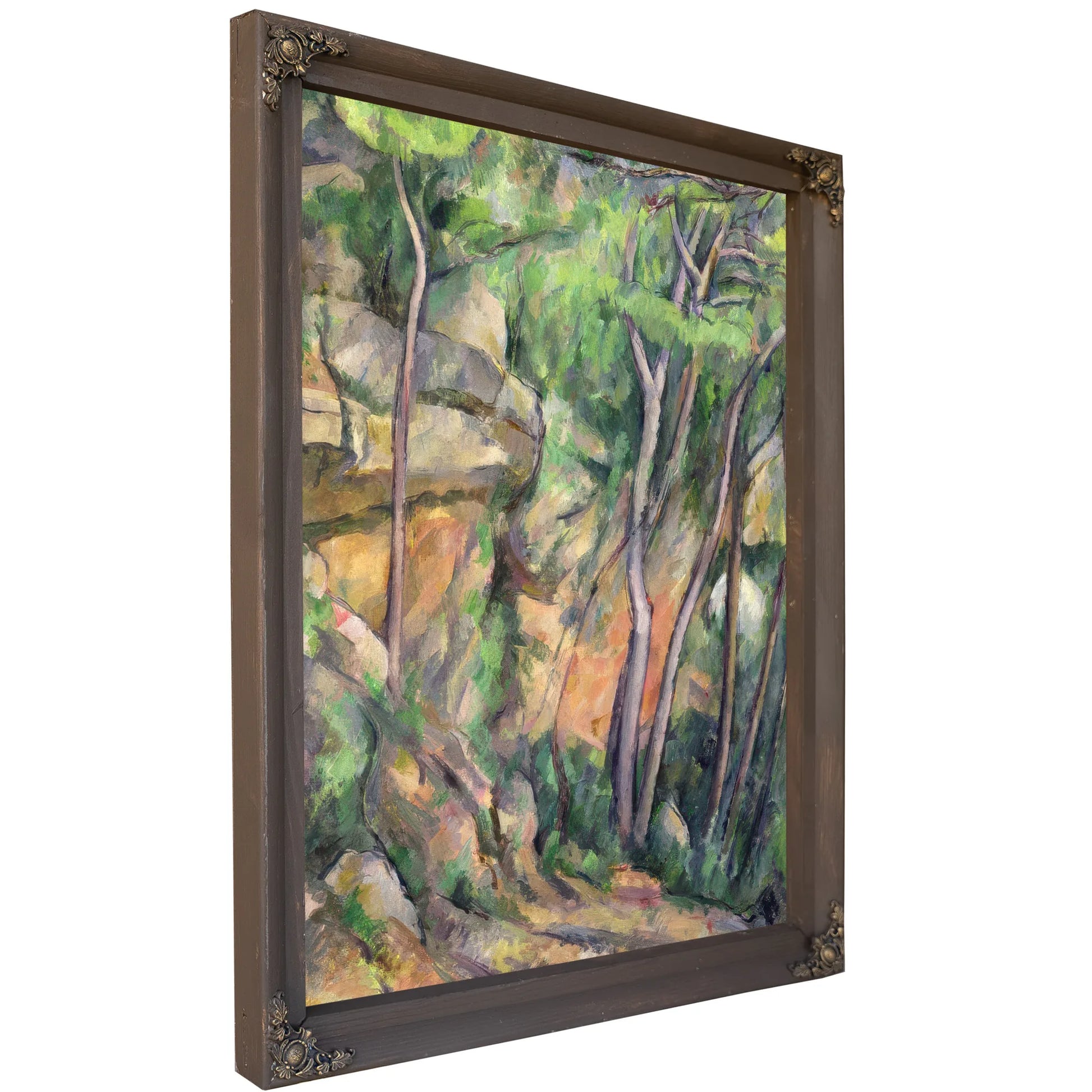 In The Park Of Chateau Noir By Paul Cezanne Fine Art Print