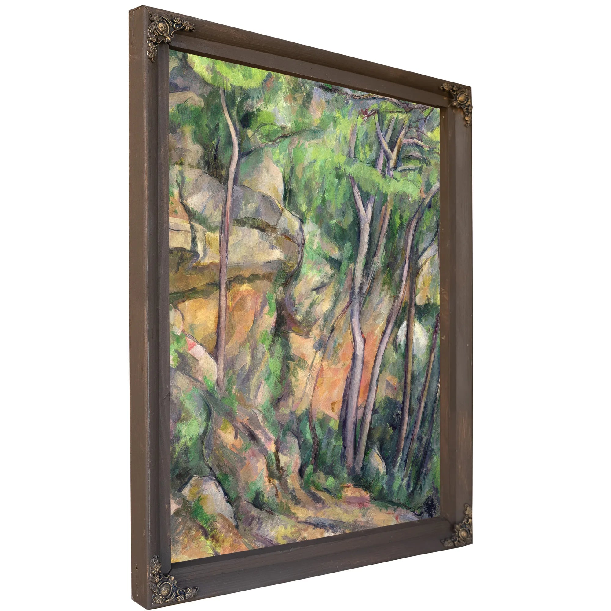 In The Park Of Chateau Noir By Paul Cezanne Fine Art Print