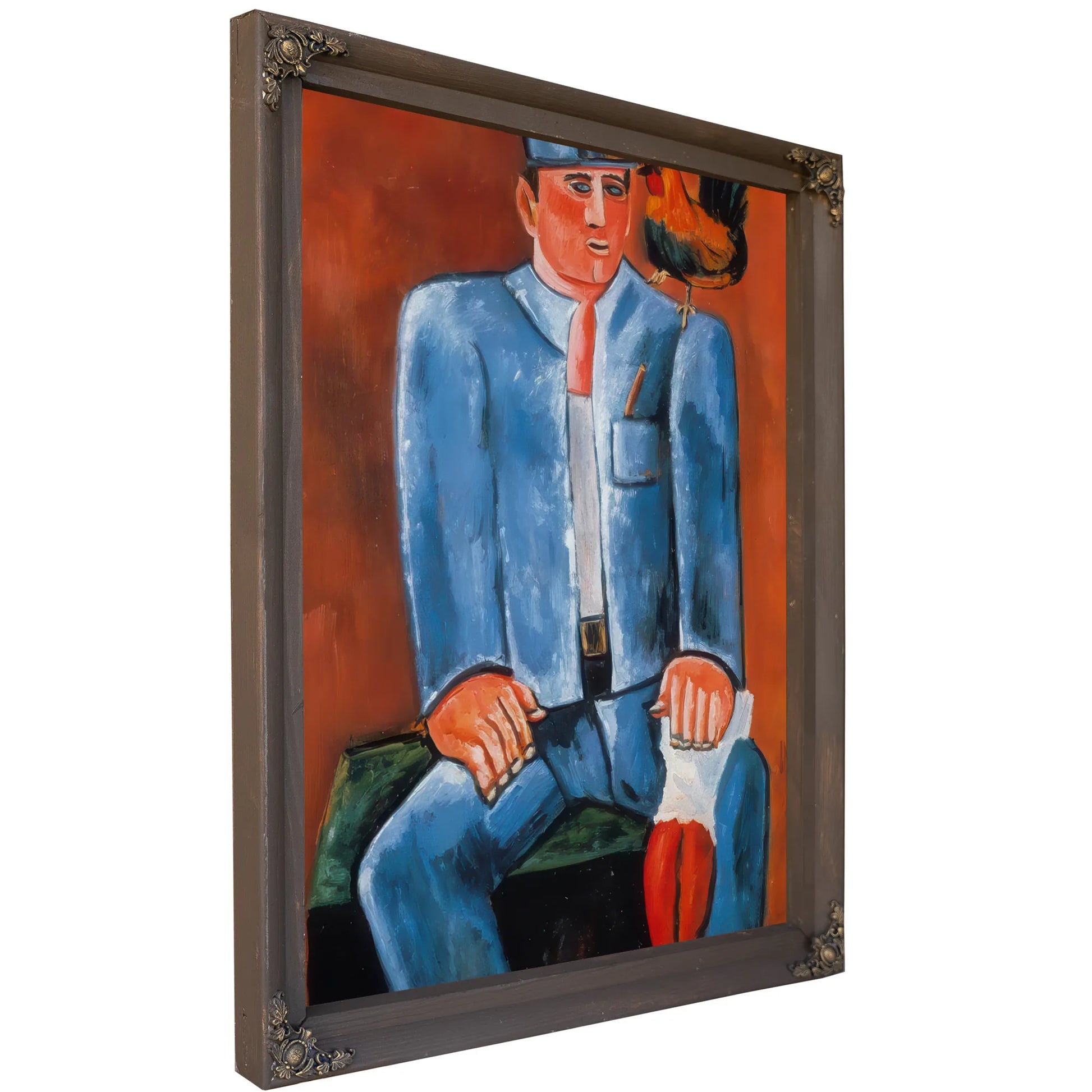 Young Seadog With Friend Billy By Marsden Hartley Fine Art Print