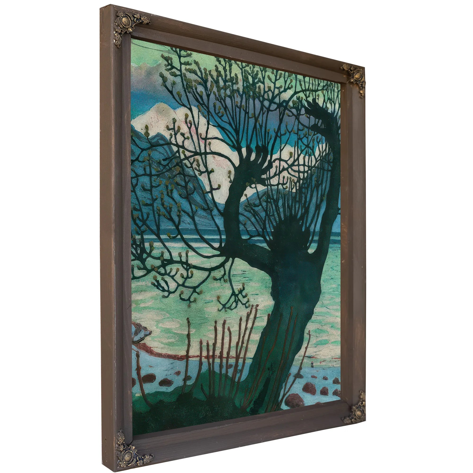 Spring Night And Willow By Nicolai Astrup Fine Art Print
