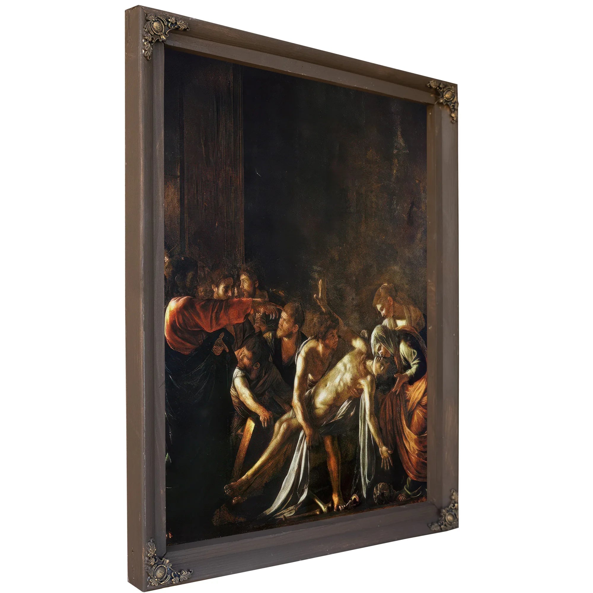 Raising Of Lazarus 1609 By Caravaggio Fine Art Print