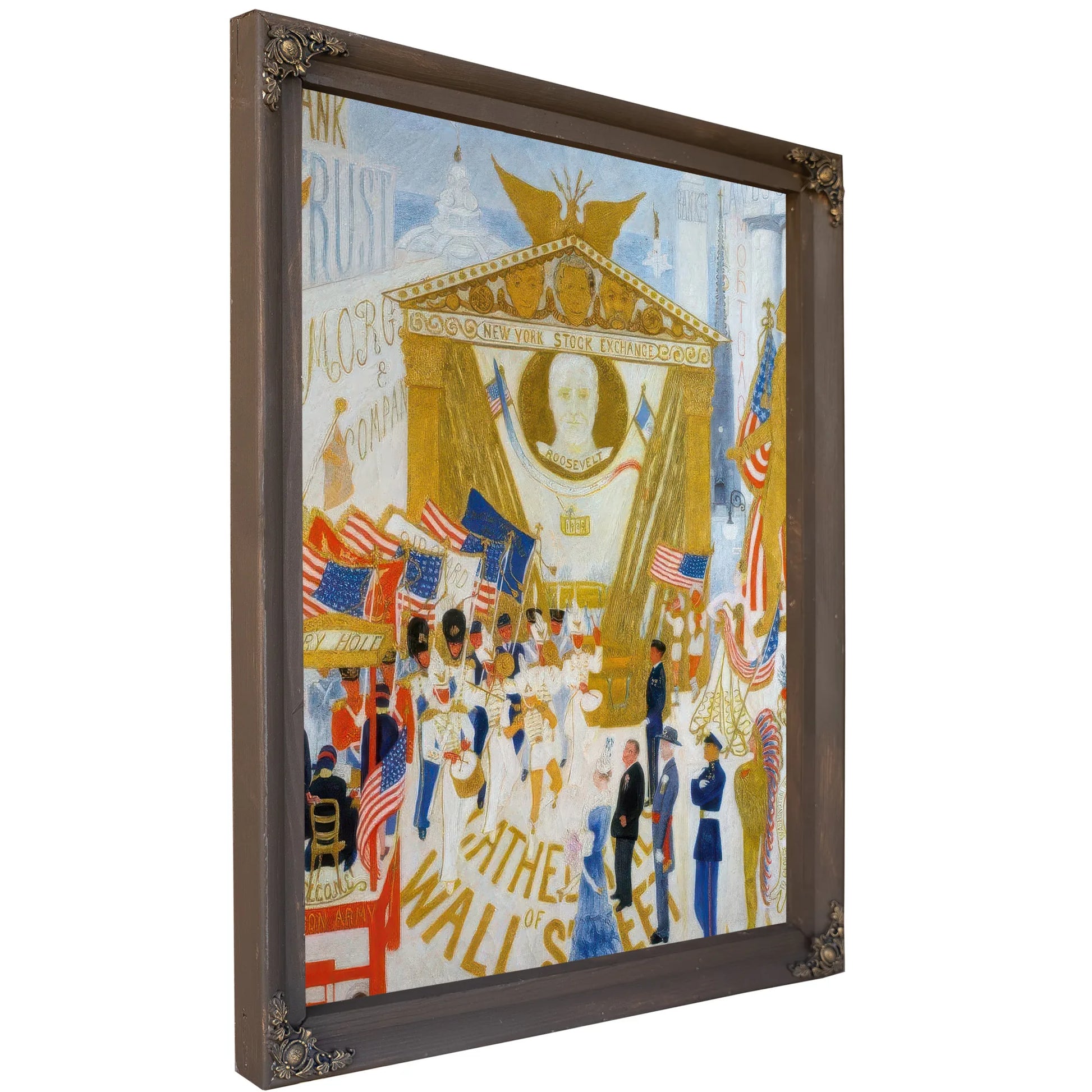 The Cathedrals Of Wall Street By Florine Stettheimer Fine Art Print