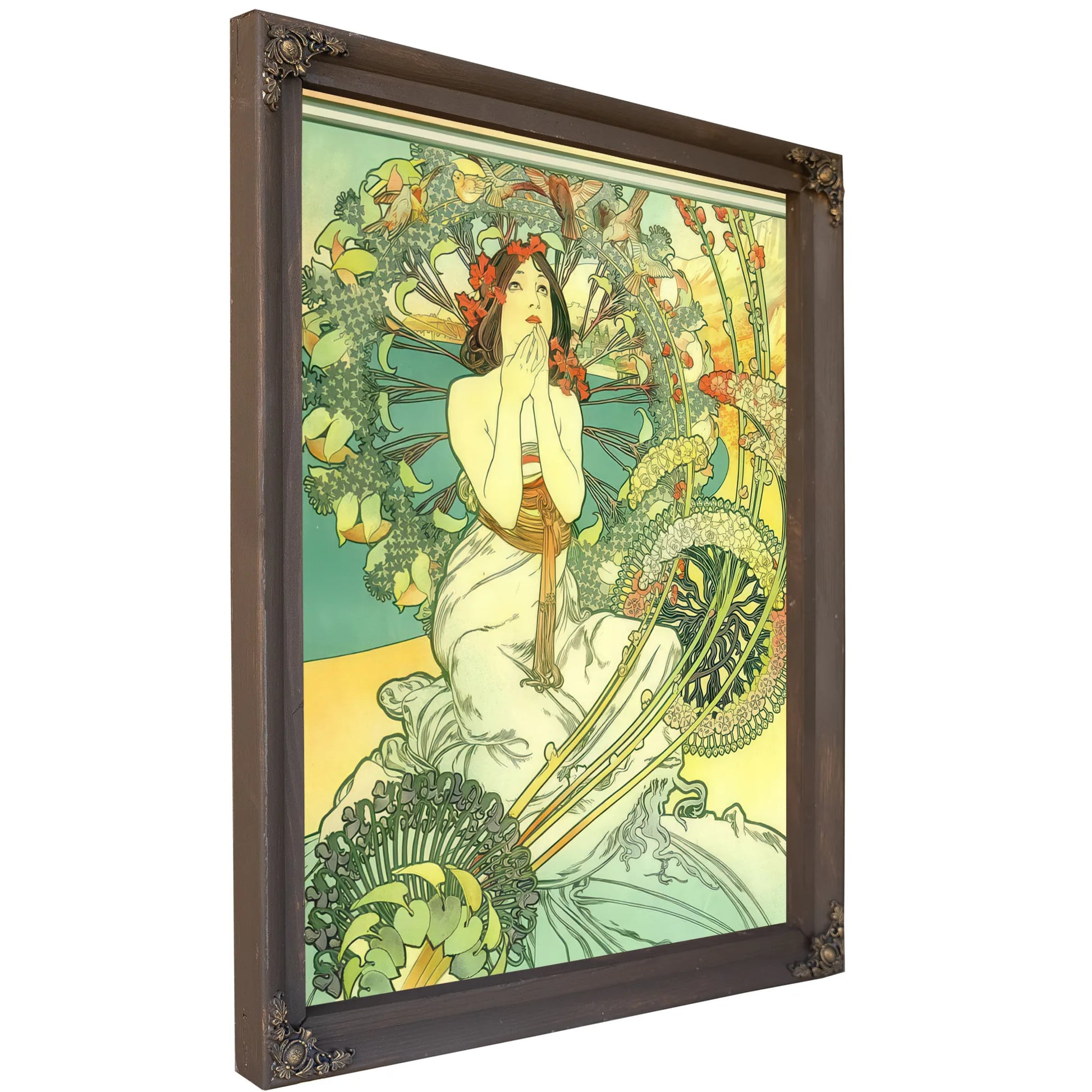 Monaco Monte Carlo By Alphonse Mucha Fine Art Print
