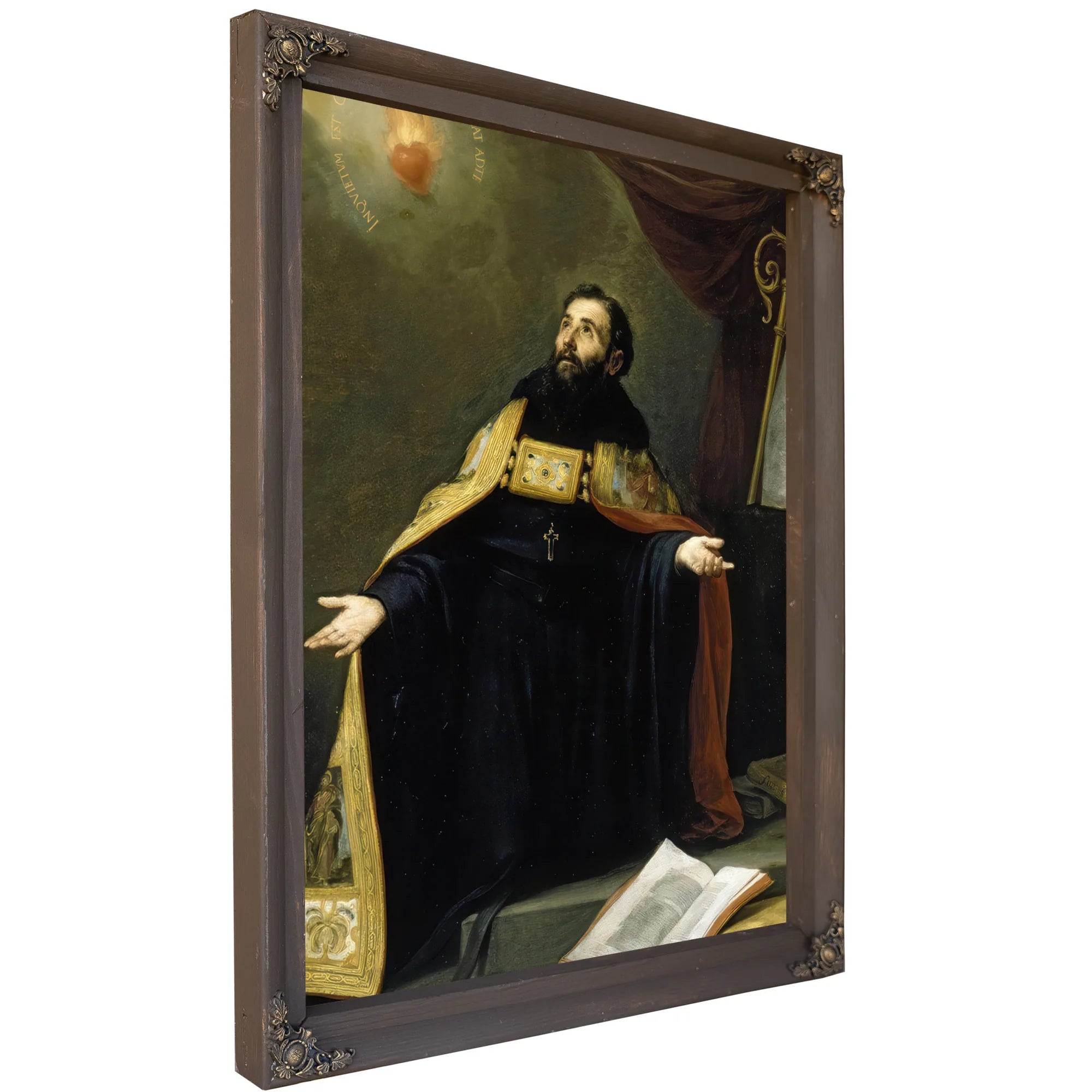 Saint Augustine In Ecstasy By Bartolome Esteban Murillo Fine Art Print