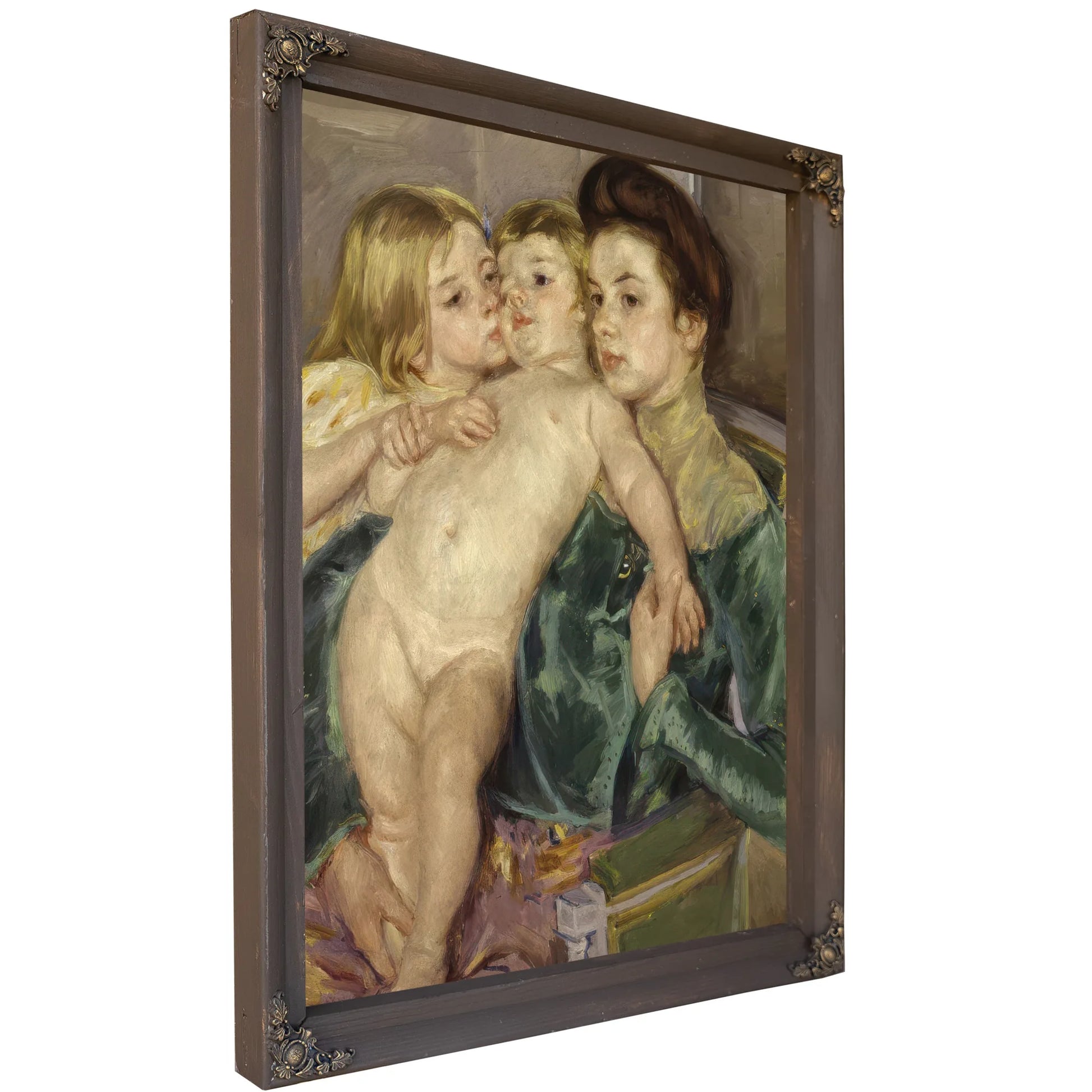 The Caress By Mary Cassatt Fine Art Print