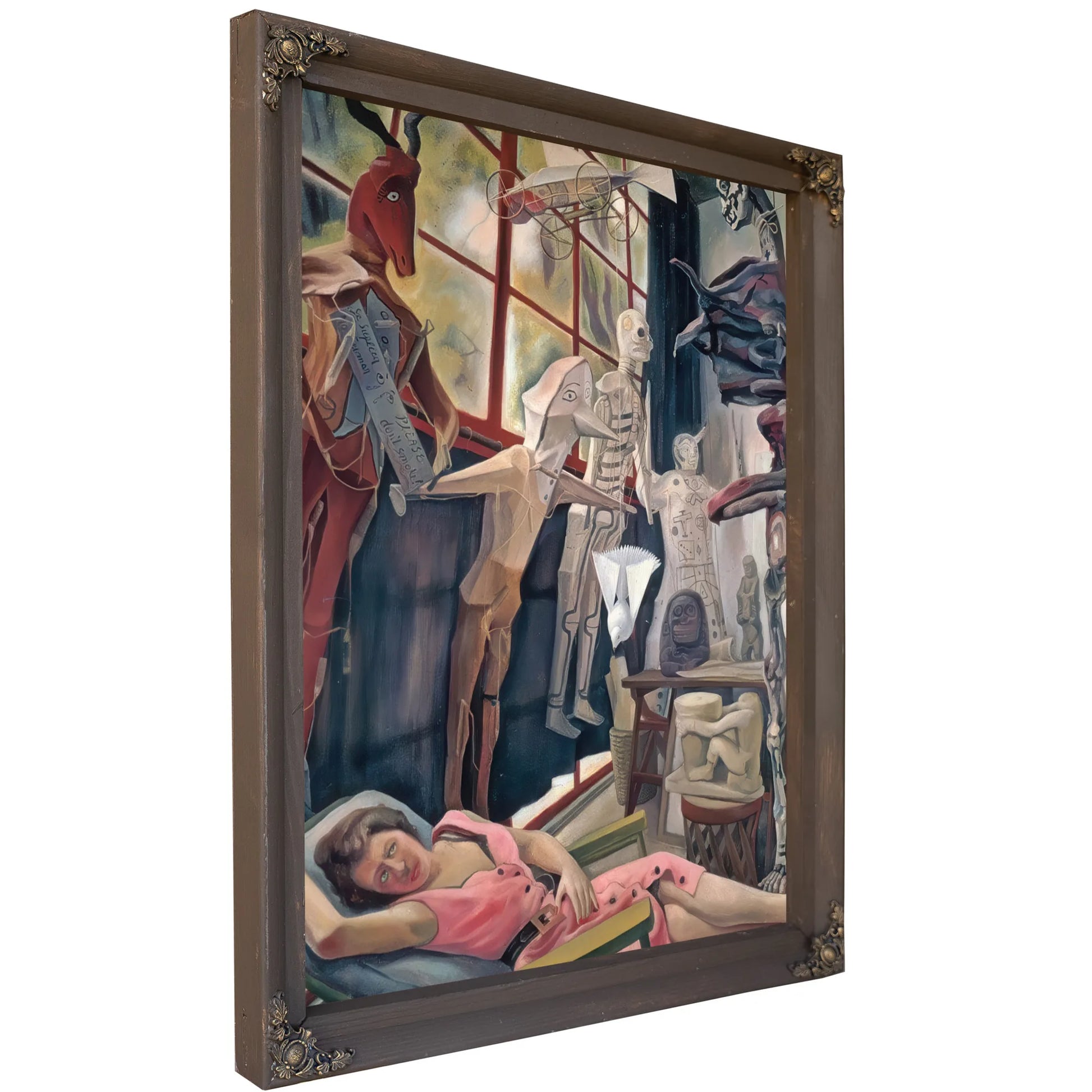 The Artists Studio By Diego Rivera Fine Art Print