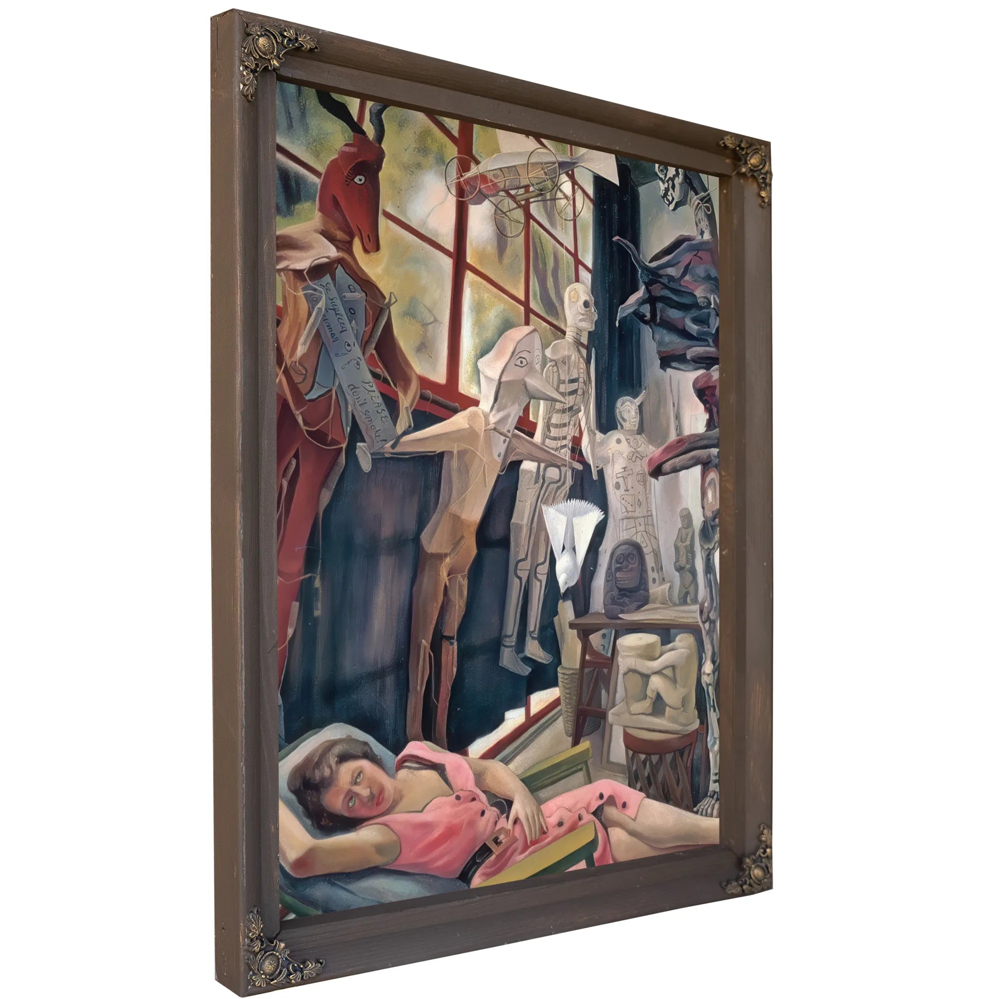 The Artists Studio By Diego Rivera Fine Art Print