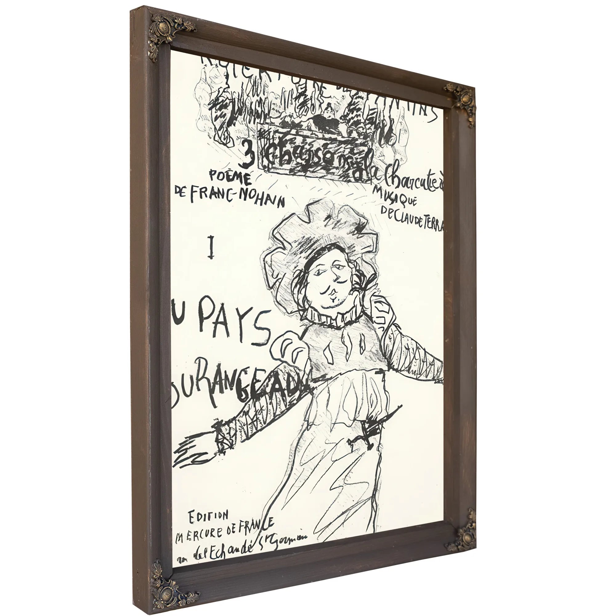 Cover For Du Pays Tourangeau (From The Land Of Touraine) From The Series Le Repertoire Des Pantins By Pierre Bonnard Fine Art Print