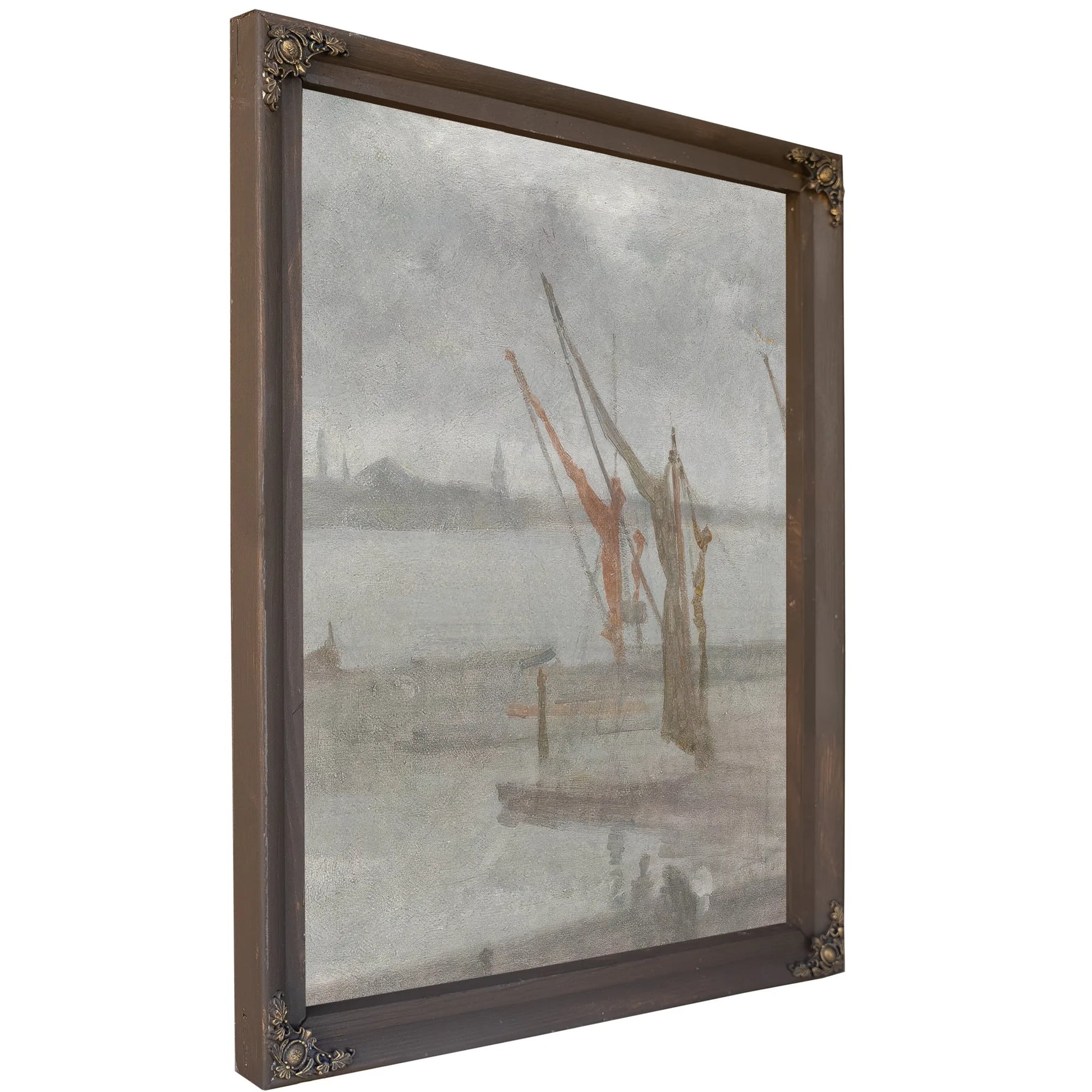 Grey And Silver Chelsea Wharf 1868 By James McNeill Whistler Fine Art Print