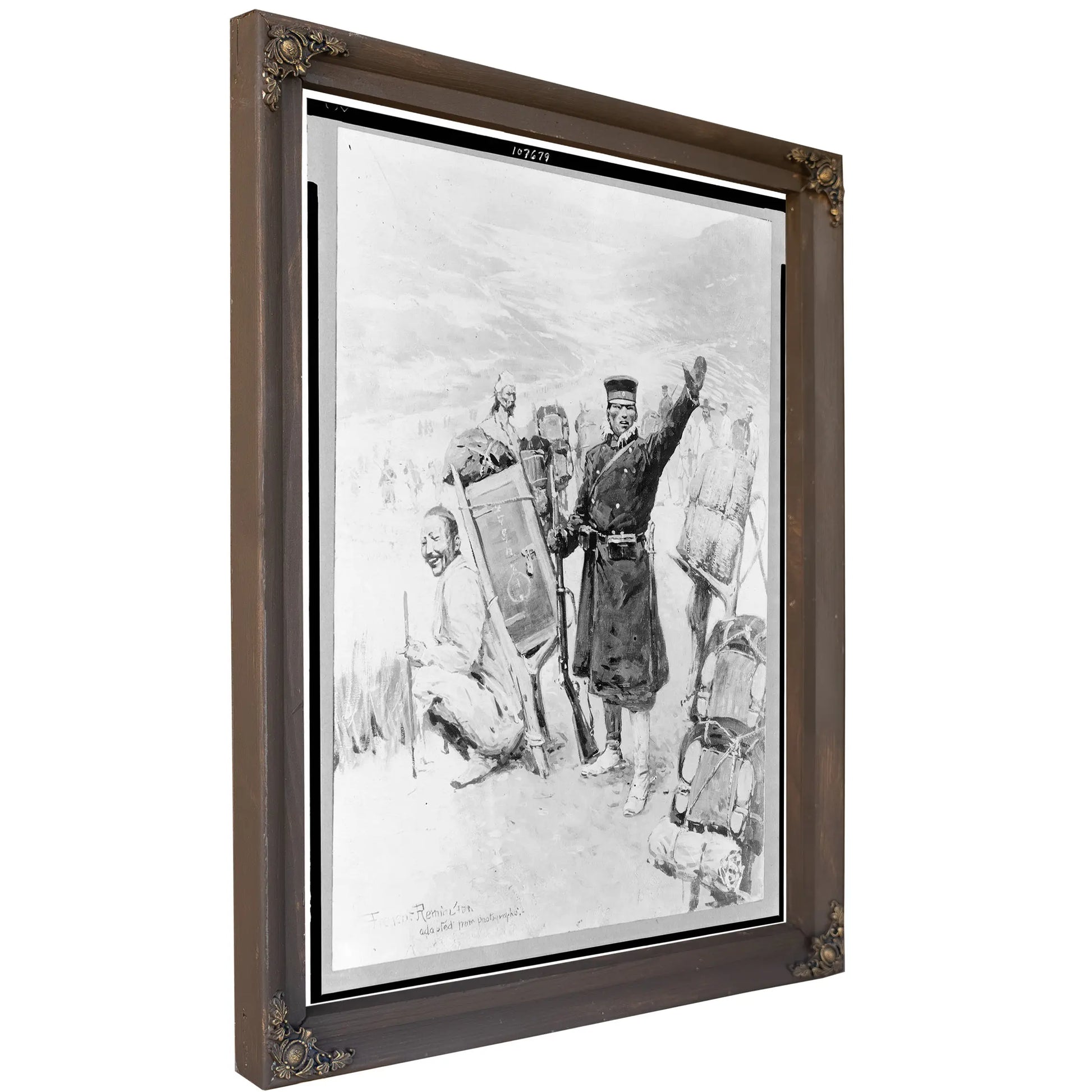 On The March To The Yalu Lccn  by Frederic Remington