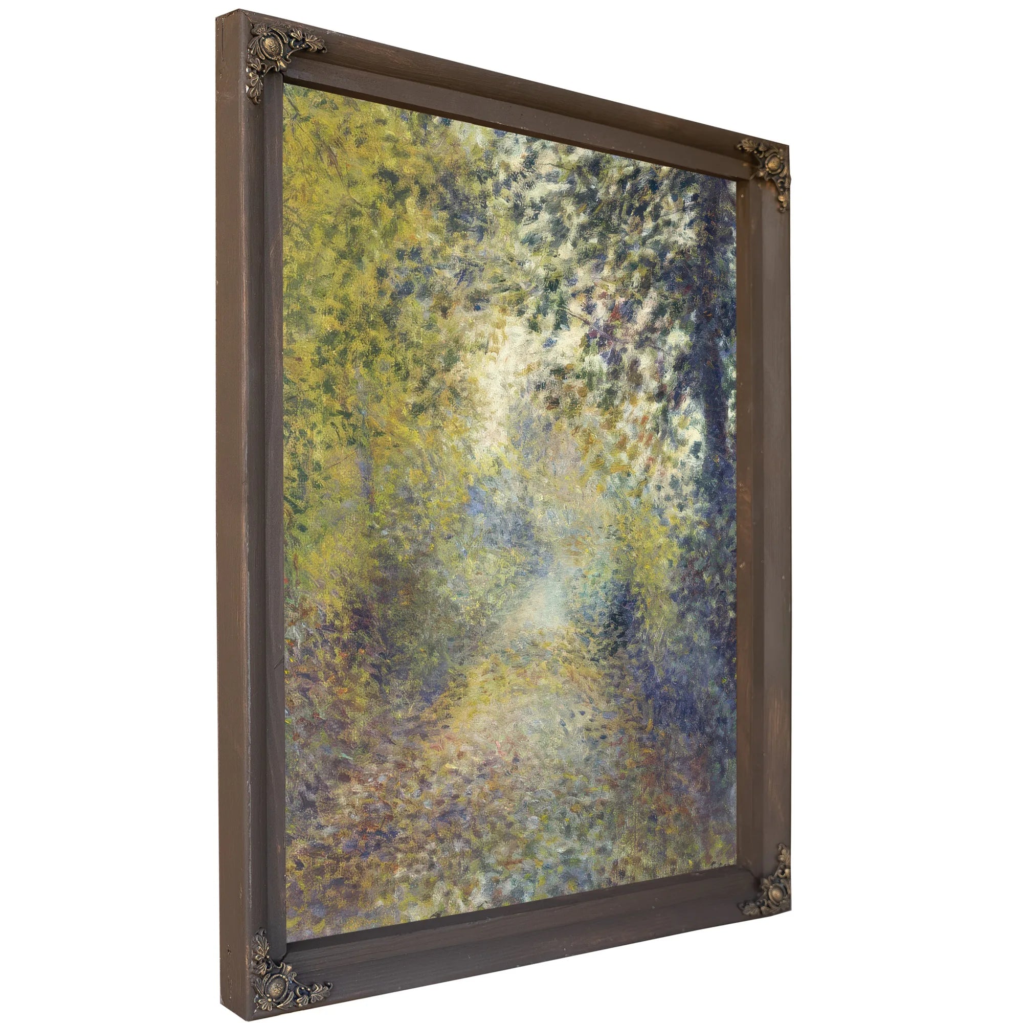 In The Woods By Pierre Auguste Renoir Fine Art Print