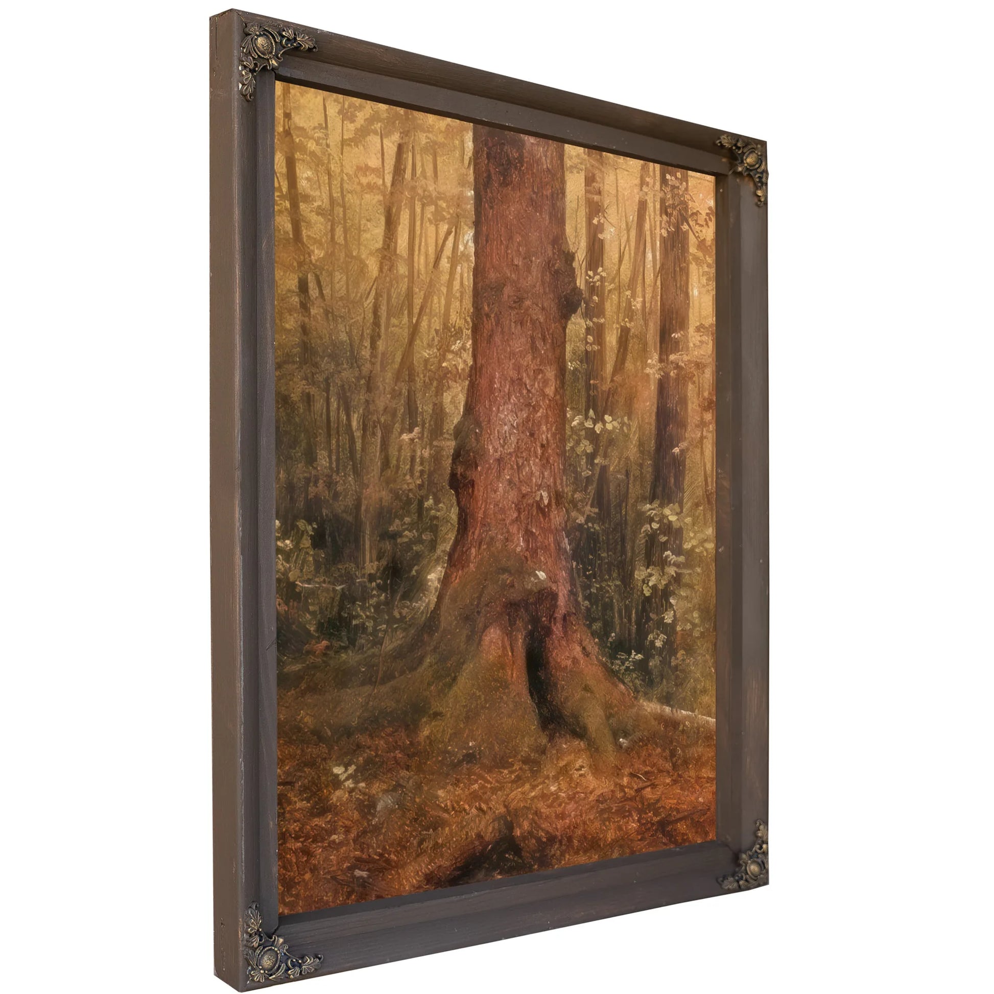 Probably Main Landscape In The Woods By Frederic Edwin Church Fine Art Print