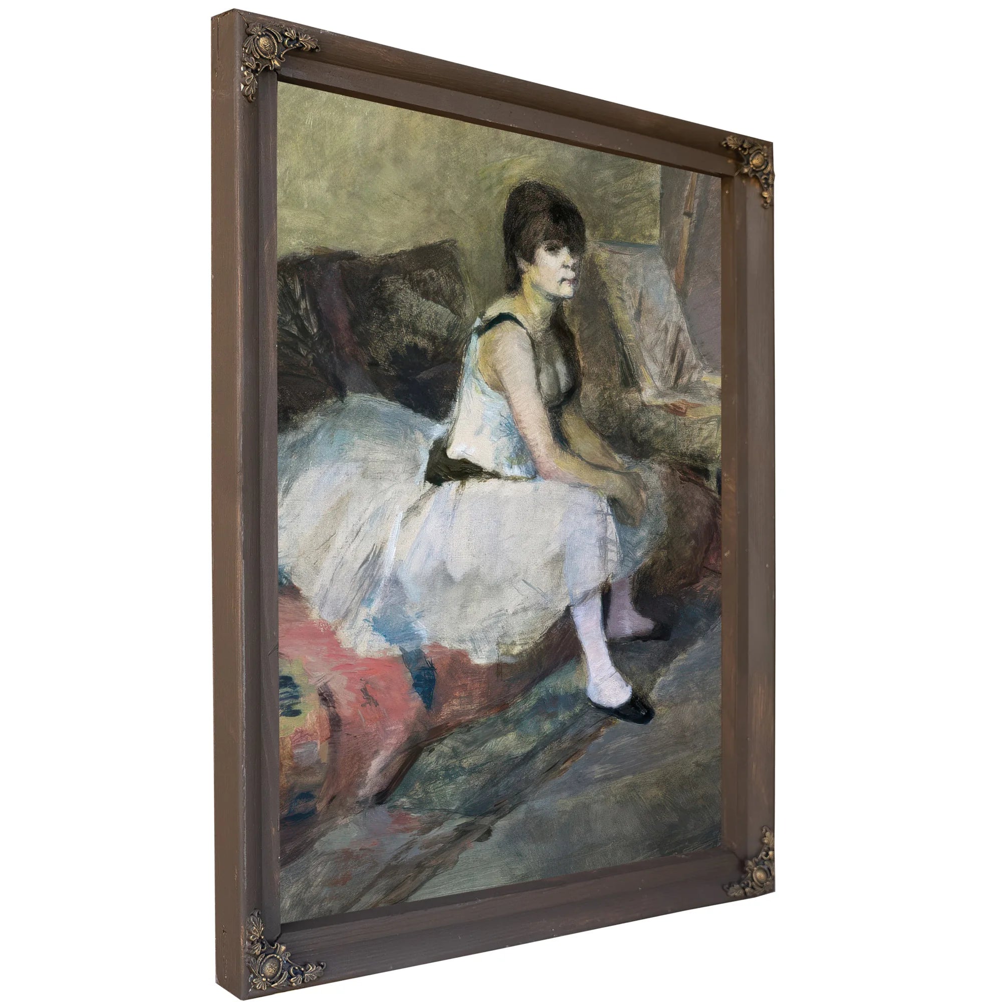 Dancer At Rest By Edgar Degas Fine Art Print