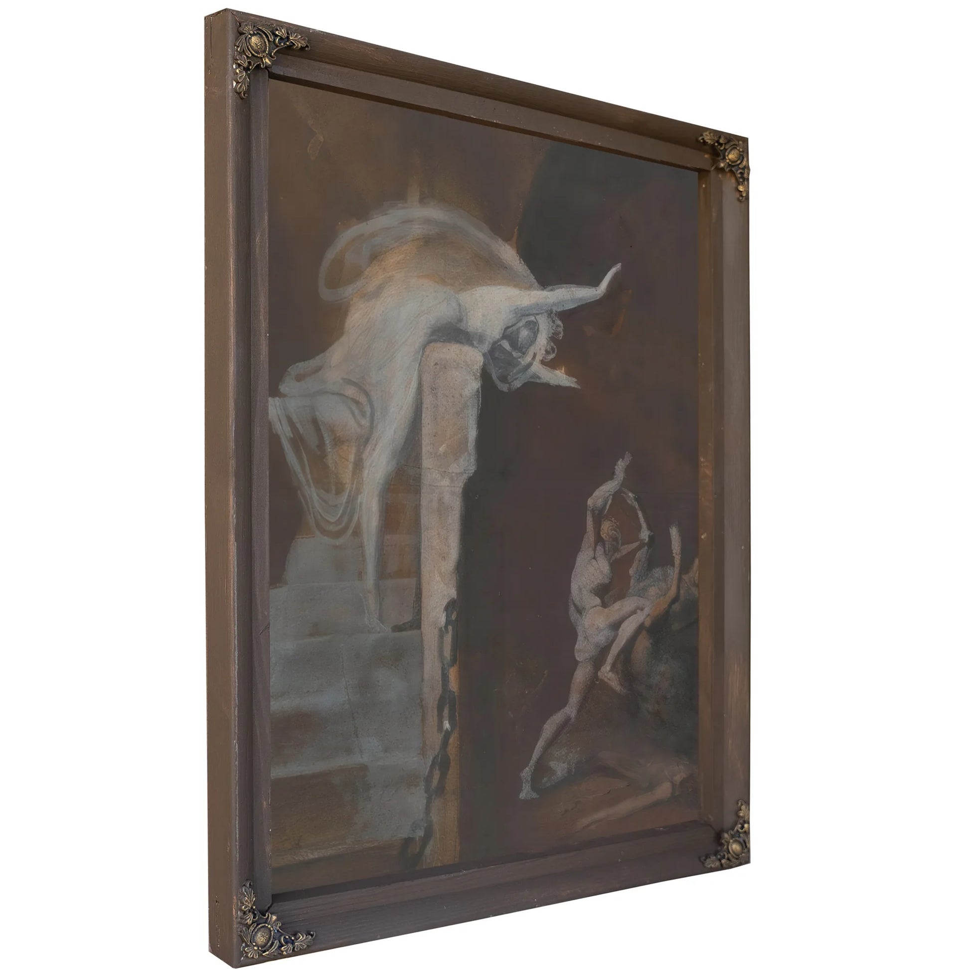 Ariadne Watching The Struggle Of Theseus With The Minotaur By Henry Fuseli Fine Art Print