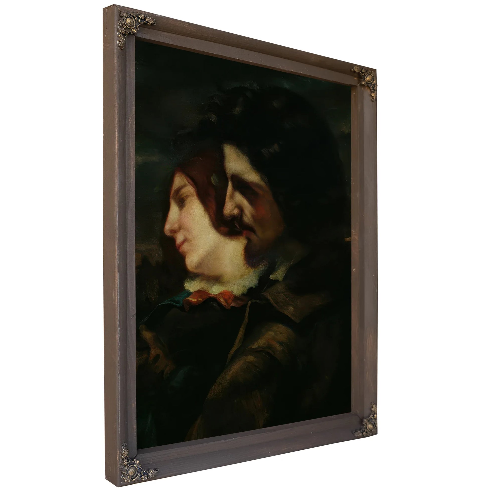 The Lovers In The Countryside 1 By Jean Desire Gustave Courbet Fine Art Print