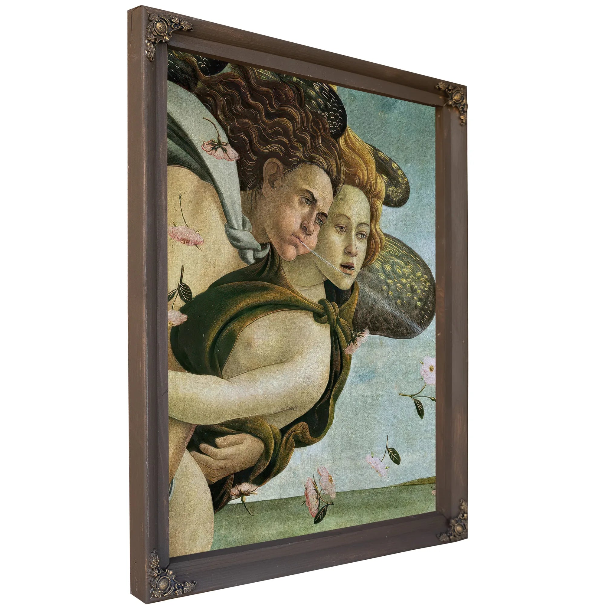 Zephyr And Chloris Detail From The Birth Of Venus By Sandro Botticelli Fine Art Print