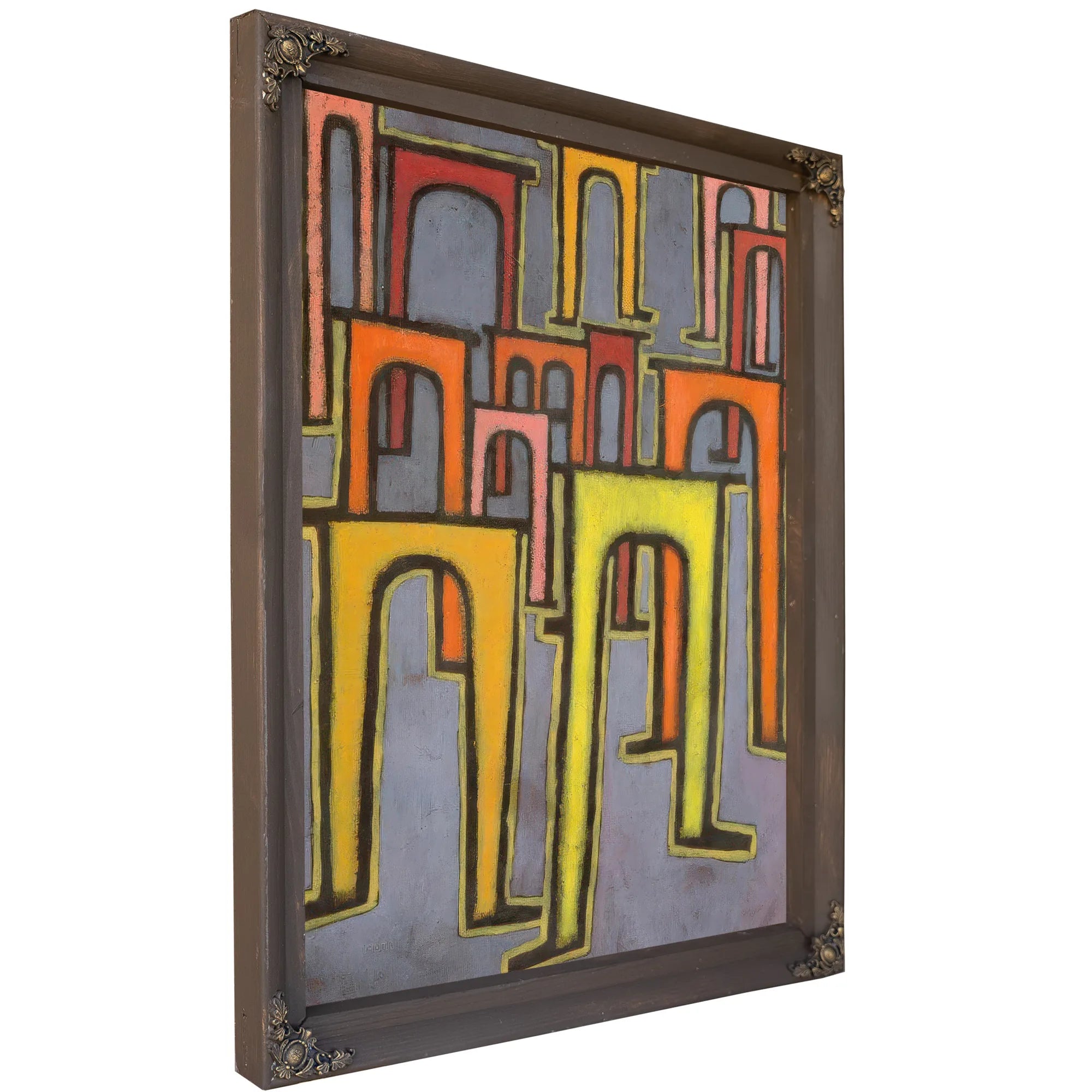 Picture Analysis By Paul Klee Fine Art Print