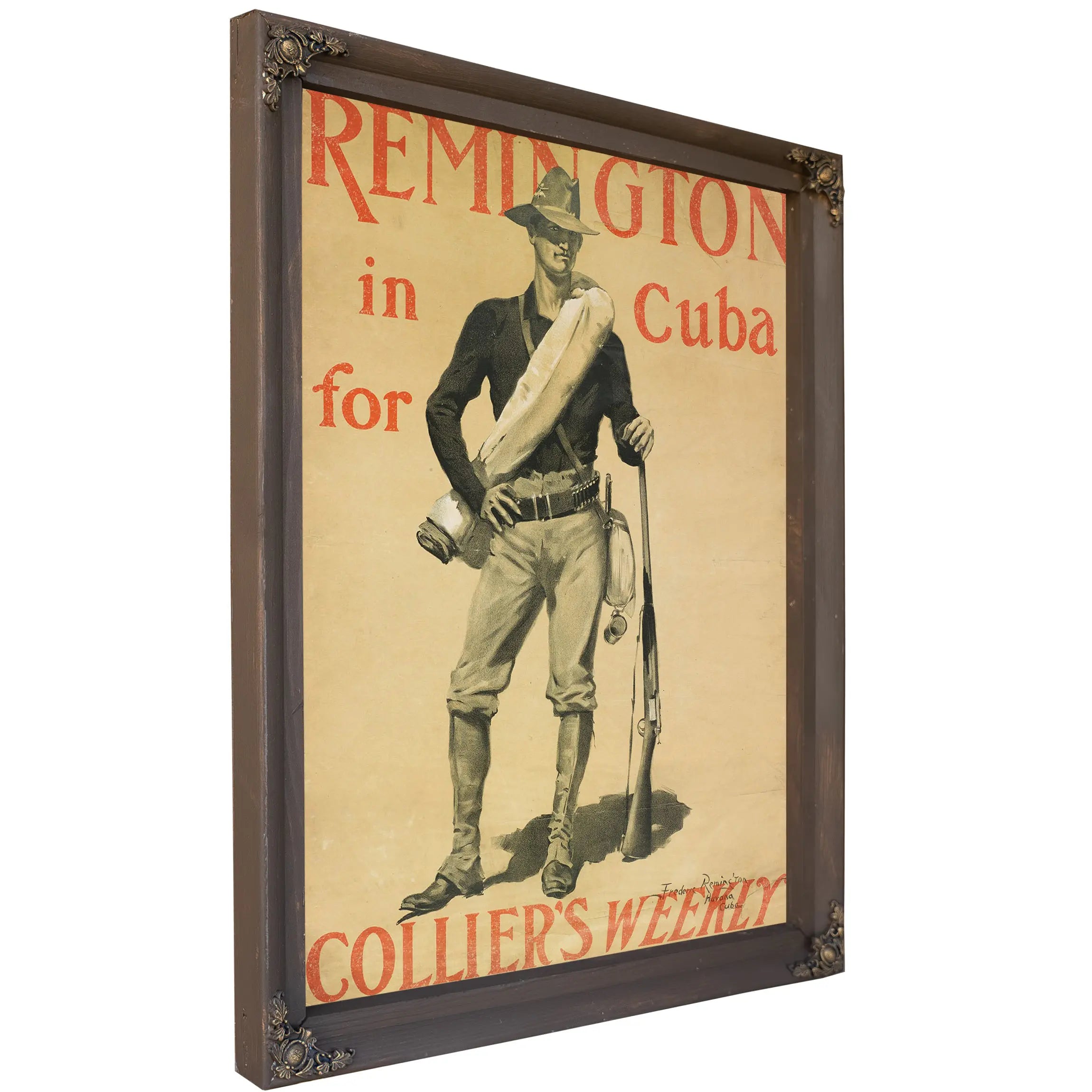 Remington In Cuba For Colliers Weekly by Frederic Remington