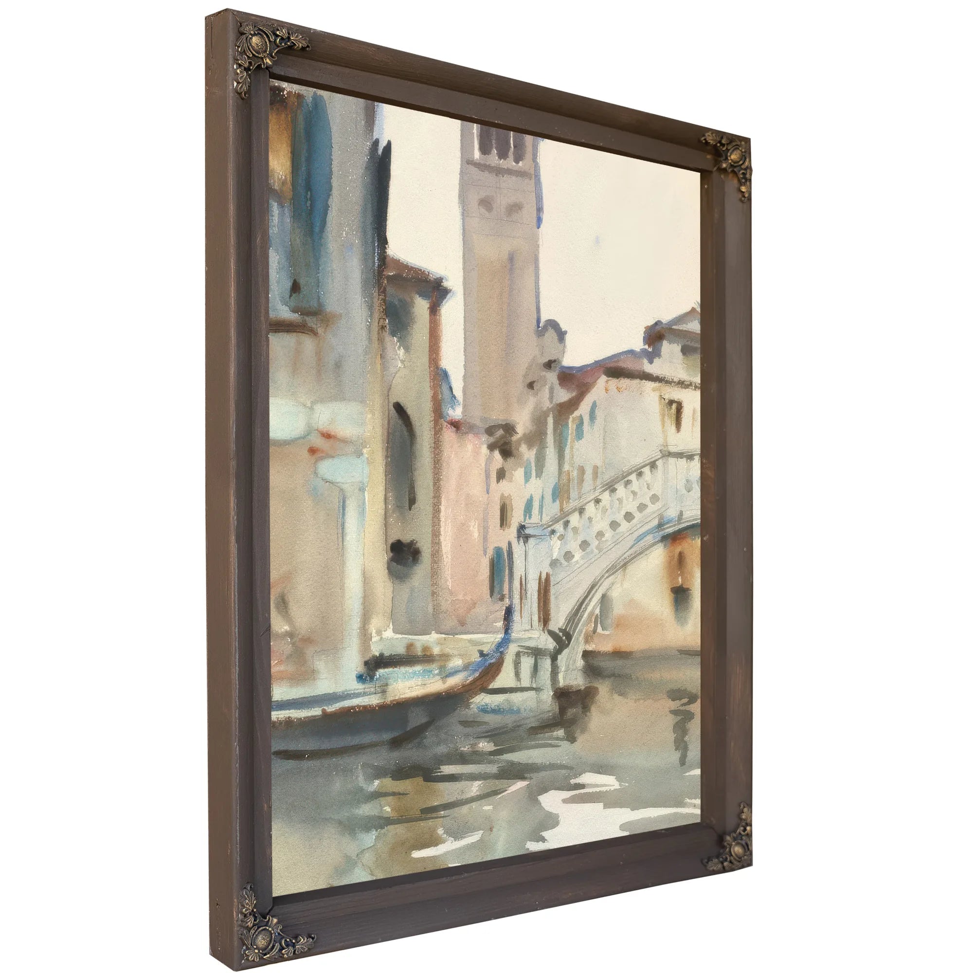 A Bridge And Campanile, Venice By John Singer Sargent Fine Art Print