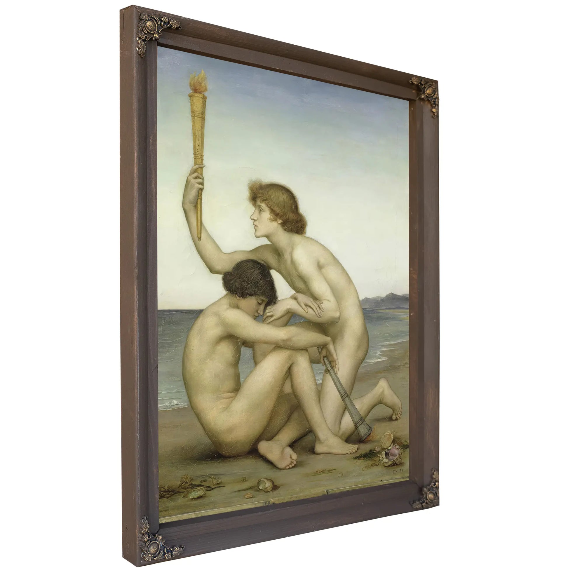 Phosphorus And Hesperus (1881) by Evelyn De Morgan