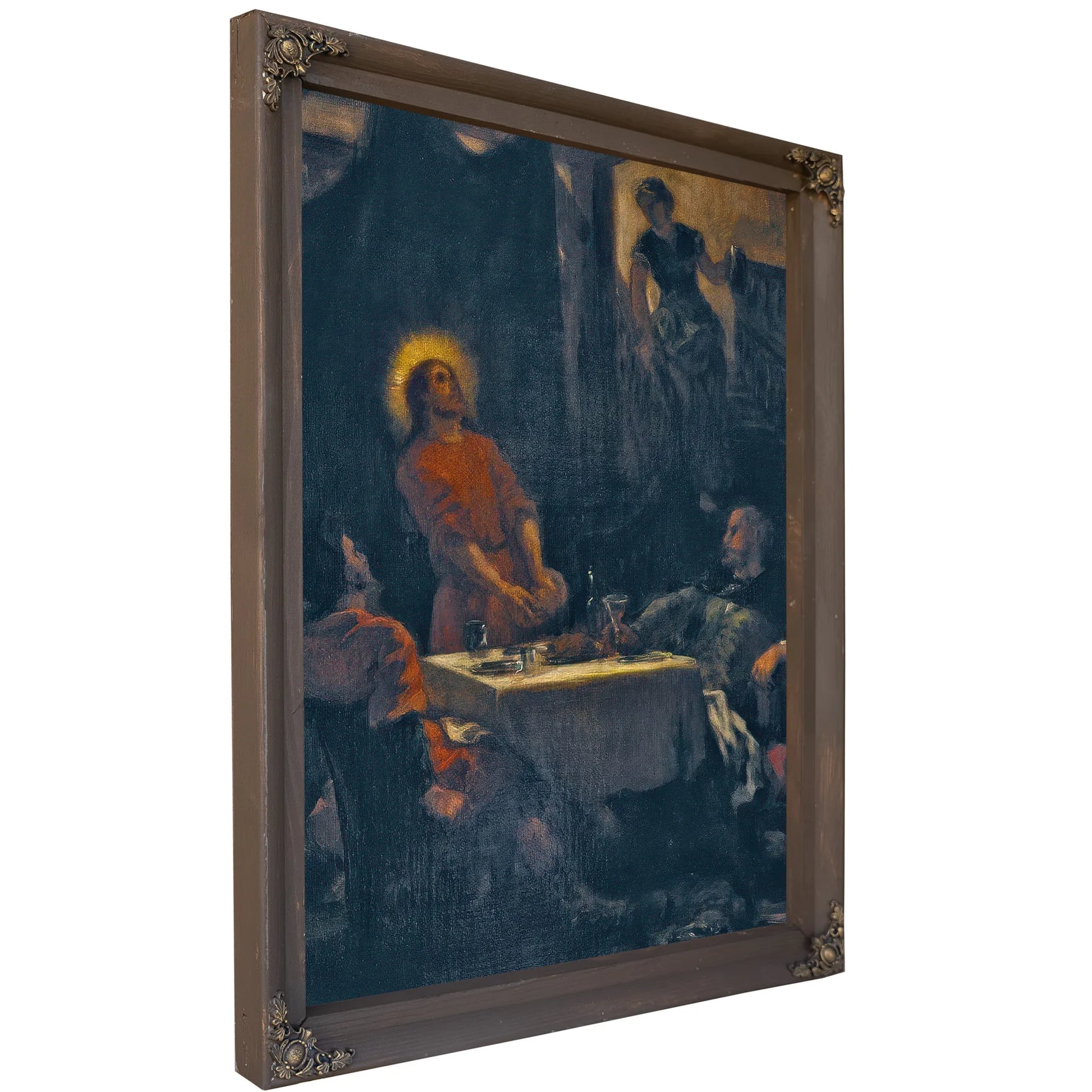 The Disciples At Emmaus By Eugene Delacroix Fine Art Print