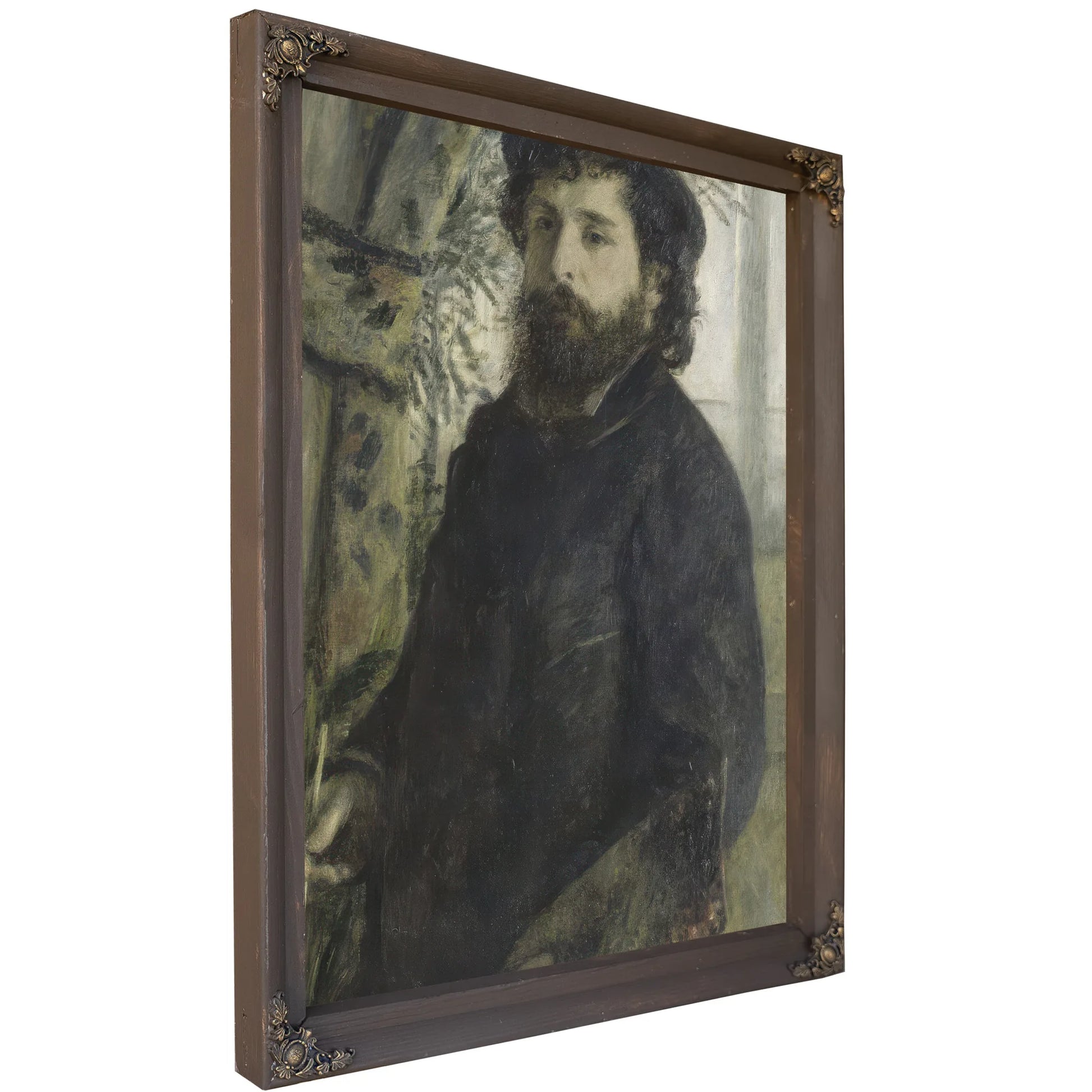 Claude Monet By Pierre Auguste Renoir Fine Art Print