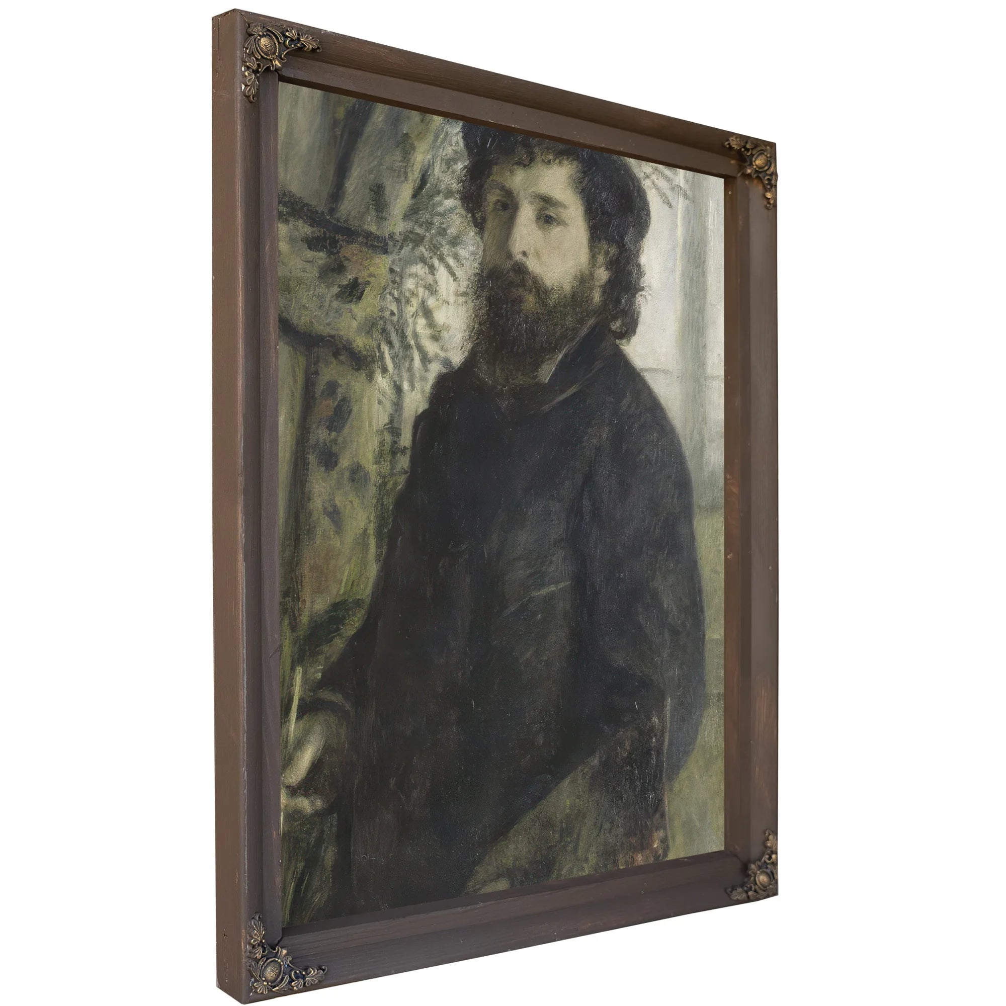 Claude Monet By Pierre Auguste Renoir Fine Art Print