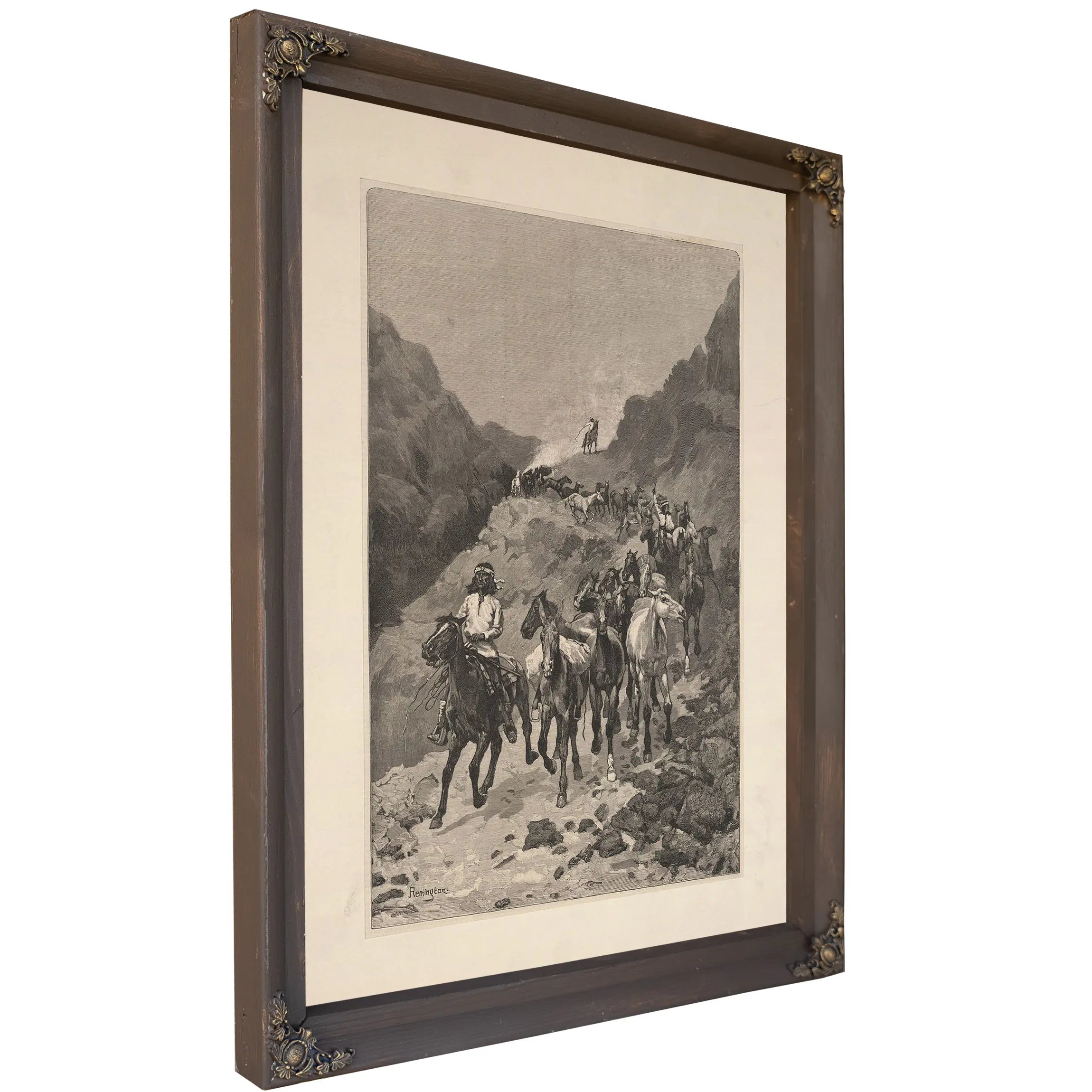 Geronimo And His Band Returning From A Raid Into Mexico by Frederic Remington