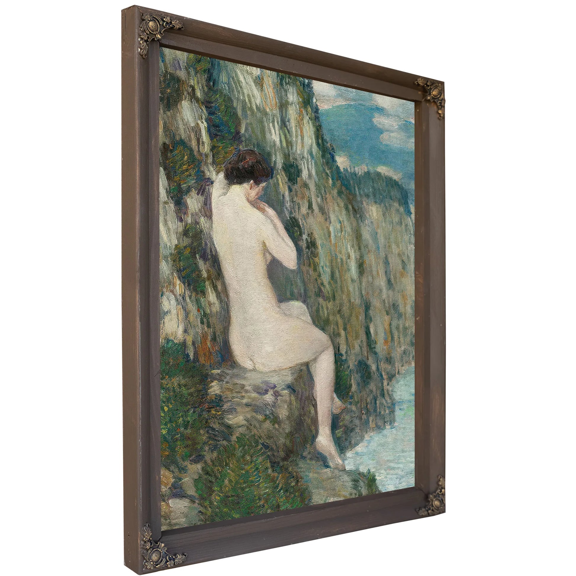 Nude In The Water By Pierre Auguste Renoir Fine Art Print