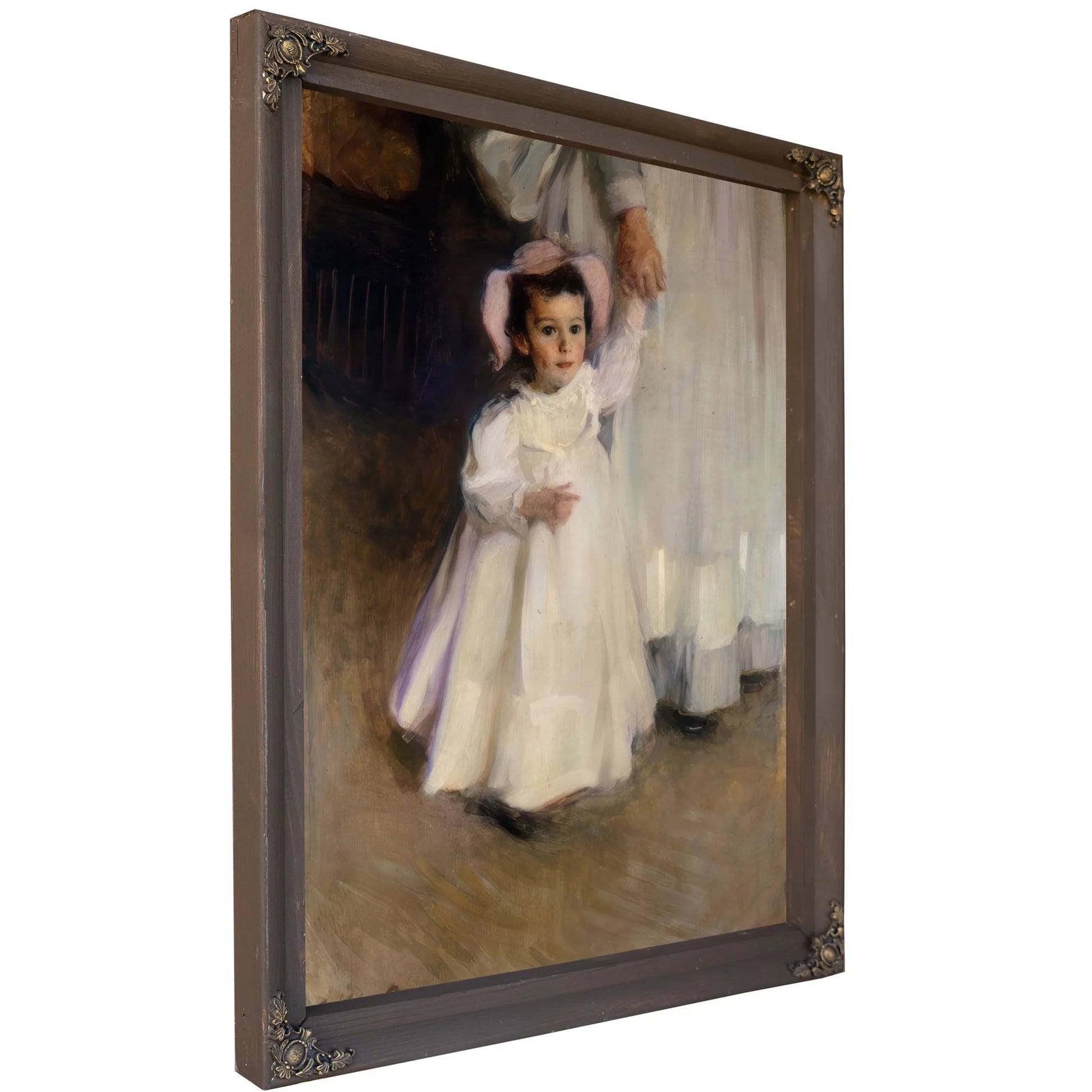 Ernesta Child With Nurse 1894 By Cecilia Beaux Fine Art Print
