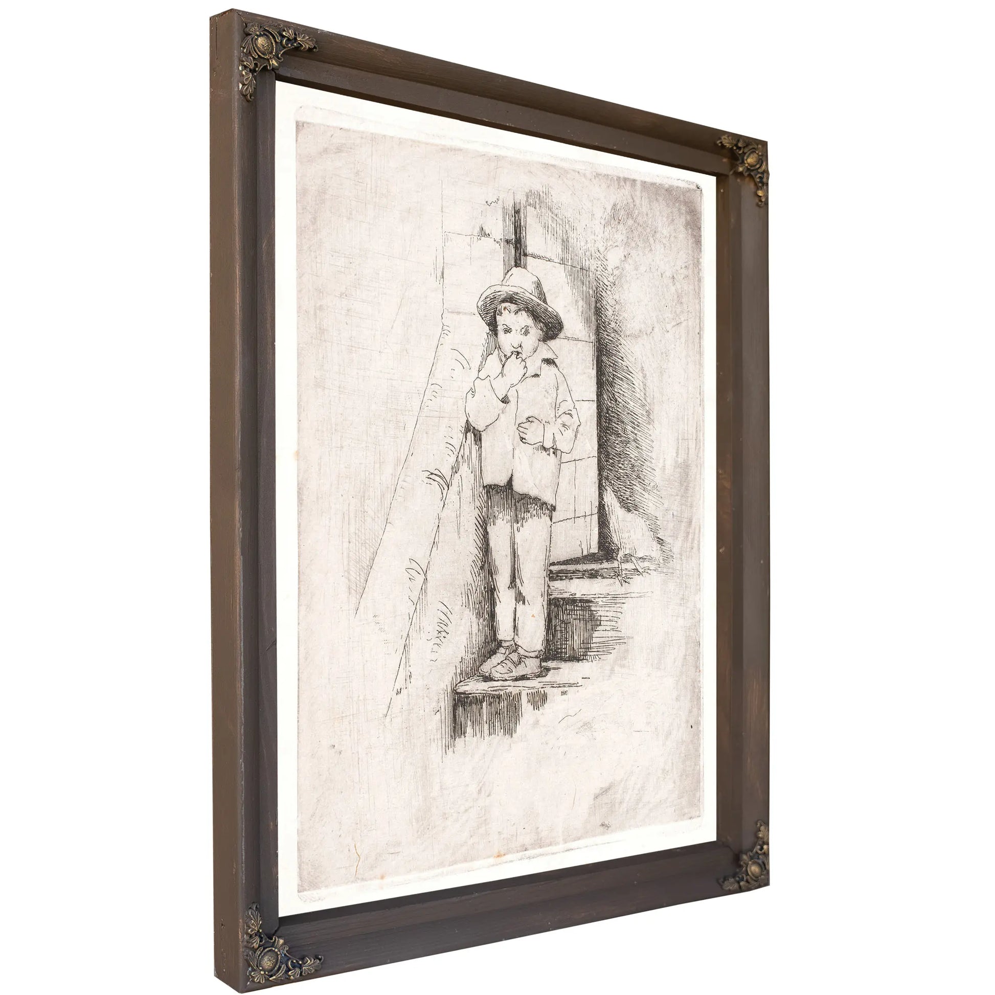 The Boy On The Stairs by Carl Bloch