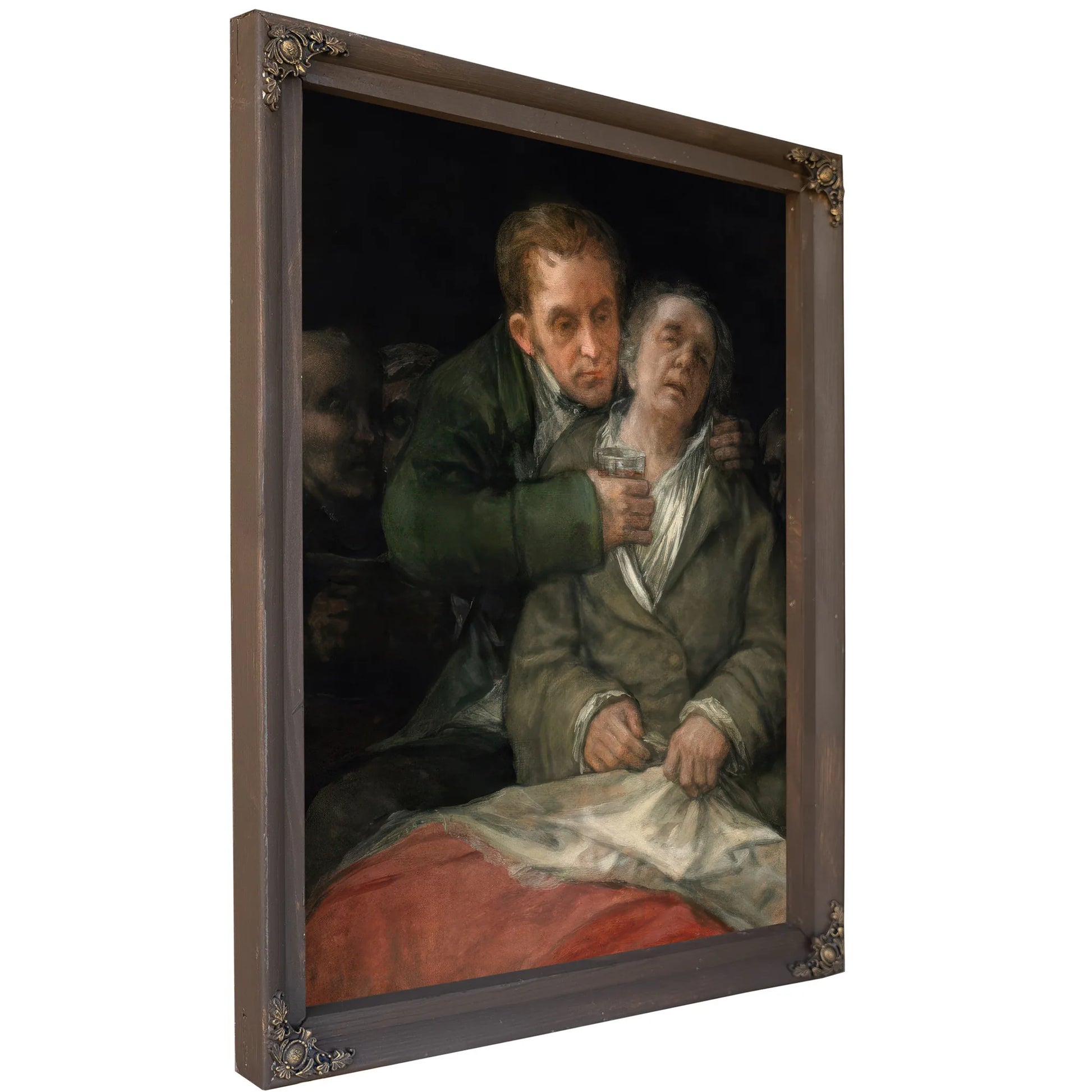Self Portrait With Dr Arrieta By Francisco De Goya Fine Art Print