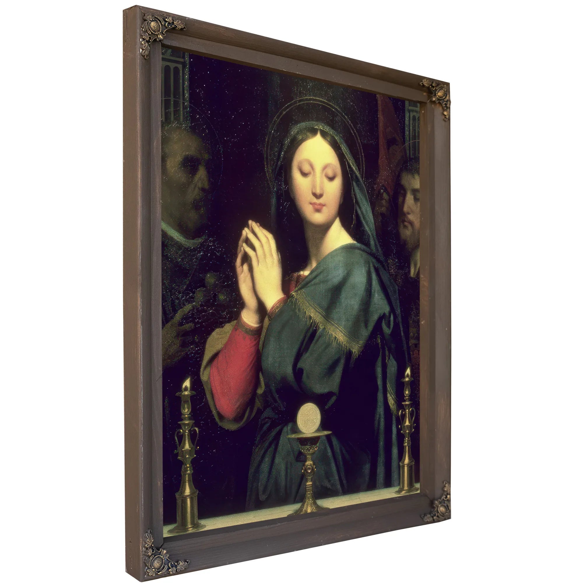 The Virgin With The Host By Jean Auguste Dominique Ingres Fine Art Print