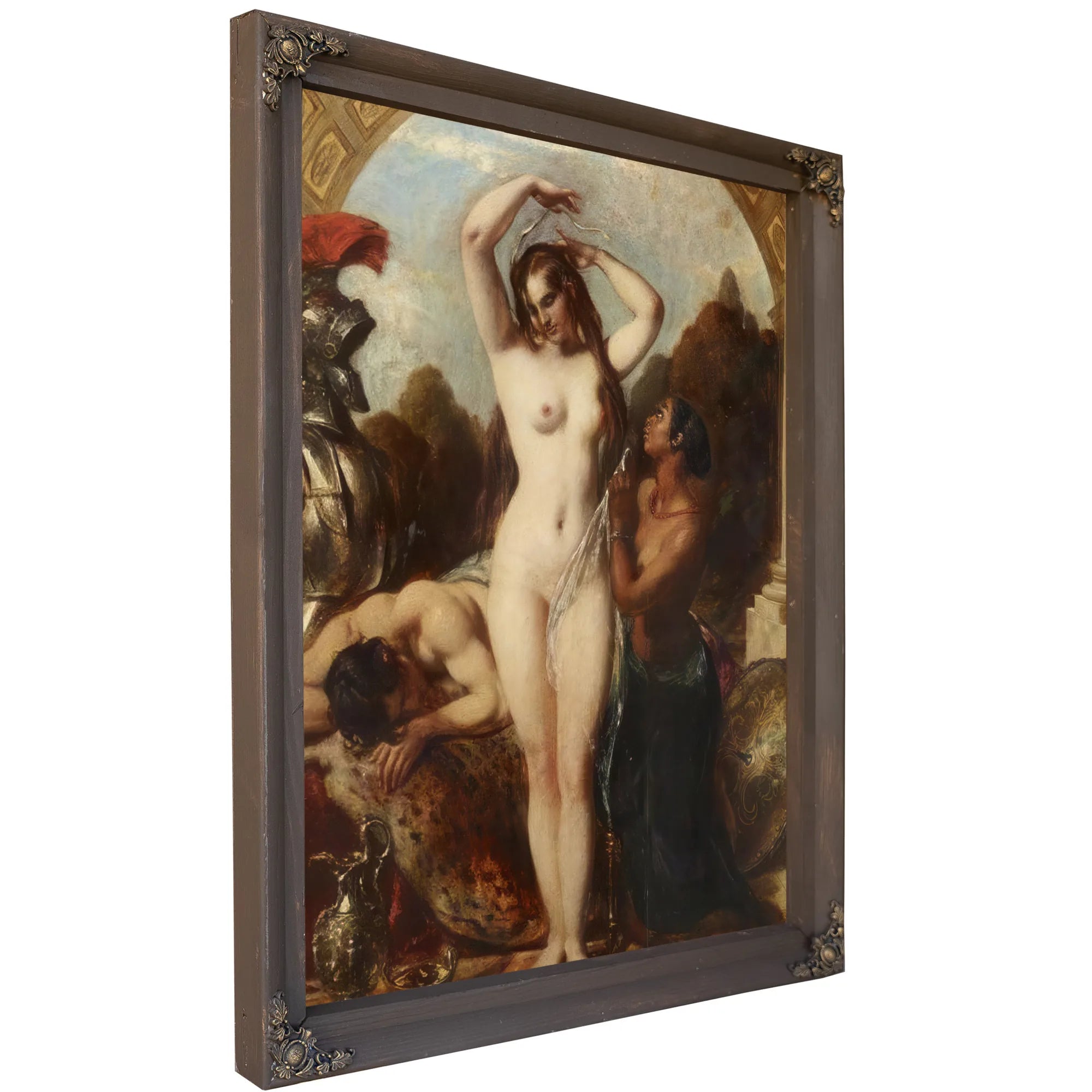 Mars, Venus And An Attendant By William Etty Fine Art Print