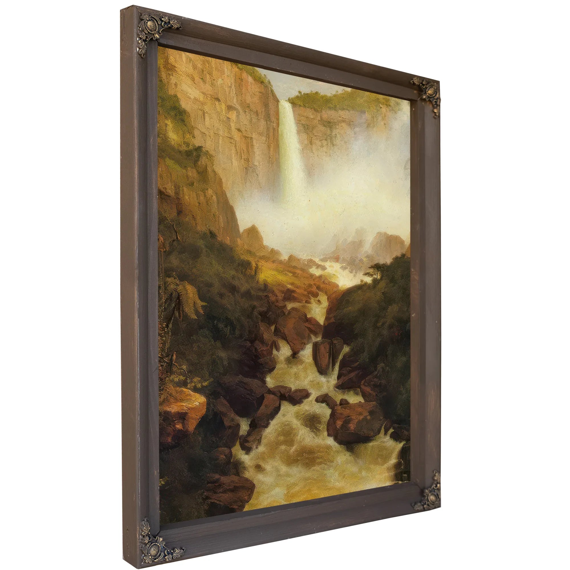 Tequendama Falls Near Bogota By Frederic Edwin Church Fine Art Print