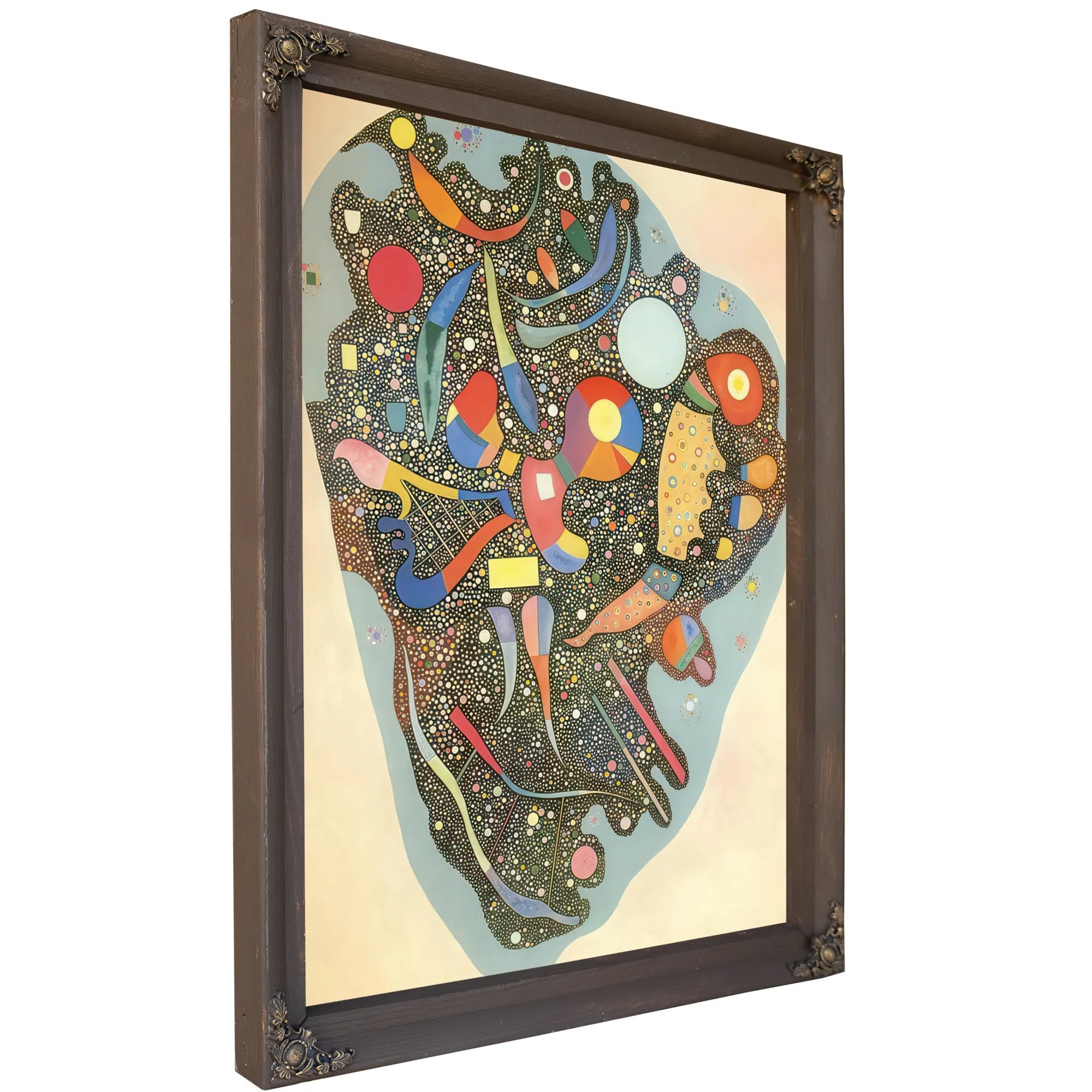 Colourful Ensemble By Wassily Kandinsky Fine Art Print