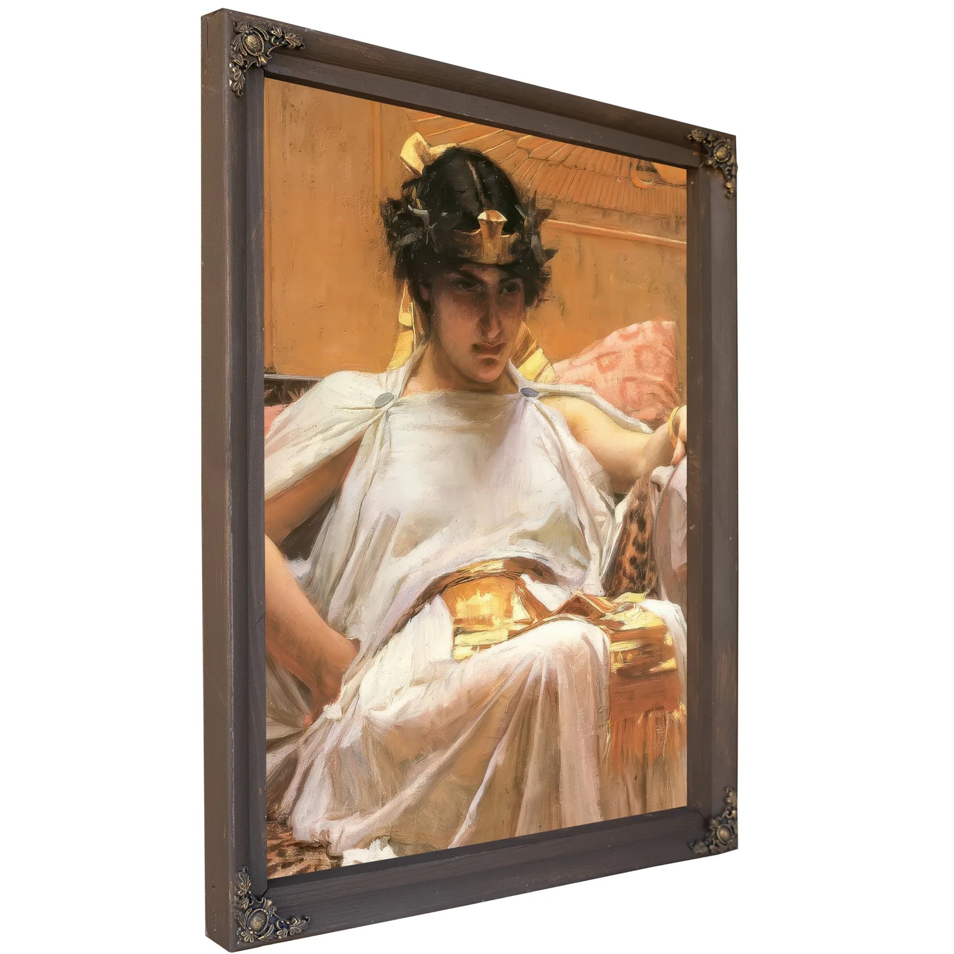 Cleopatra By John Waterhouse Fine Art Print