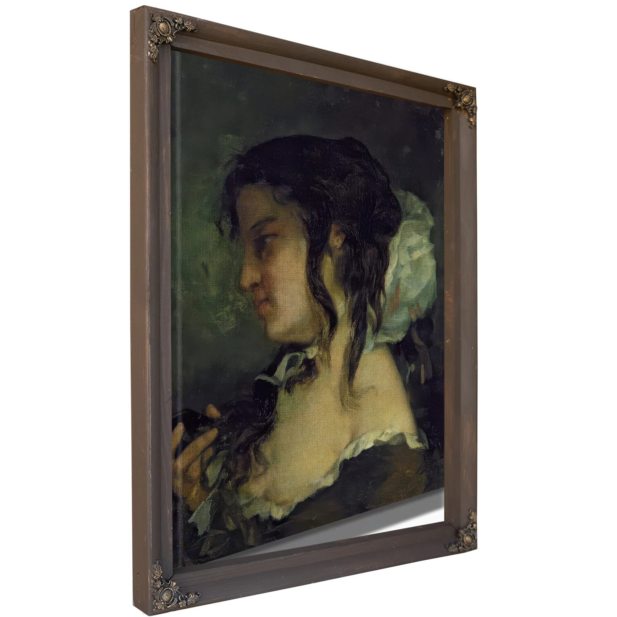 Reflection By Jean Desire Gustave Courbet Fine Art Print