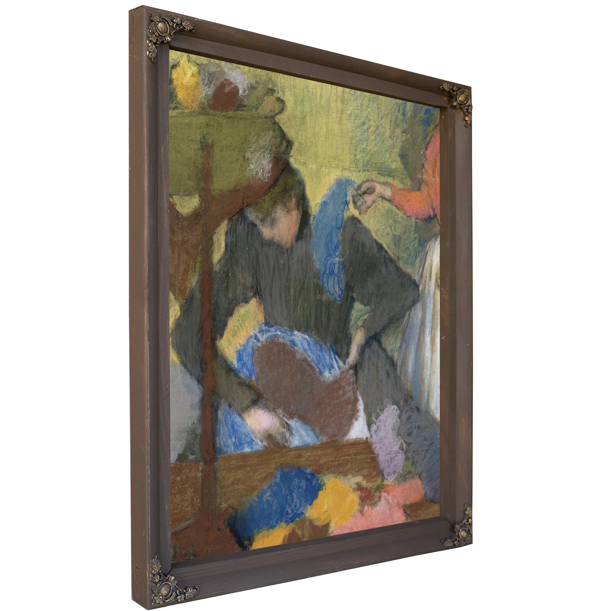 At The Milliner's By Edgar Degas Fine Art Print