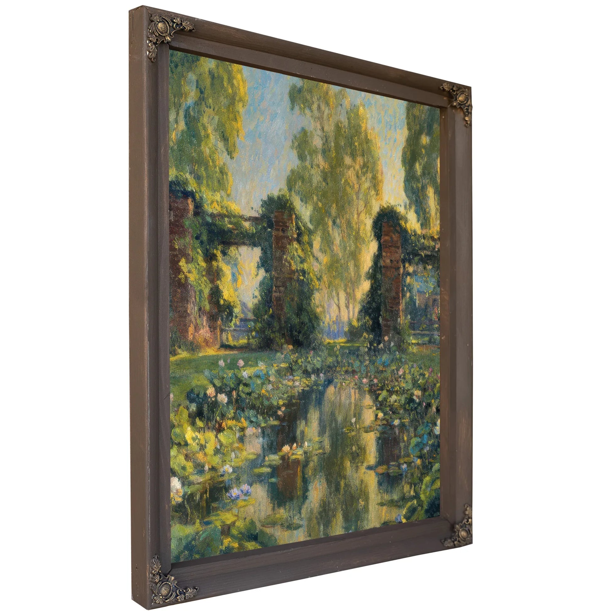 The Lotus Pool, El Encanto, Santa Barbara By Colin Campbell Cooper Fine Art Print