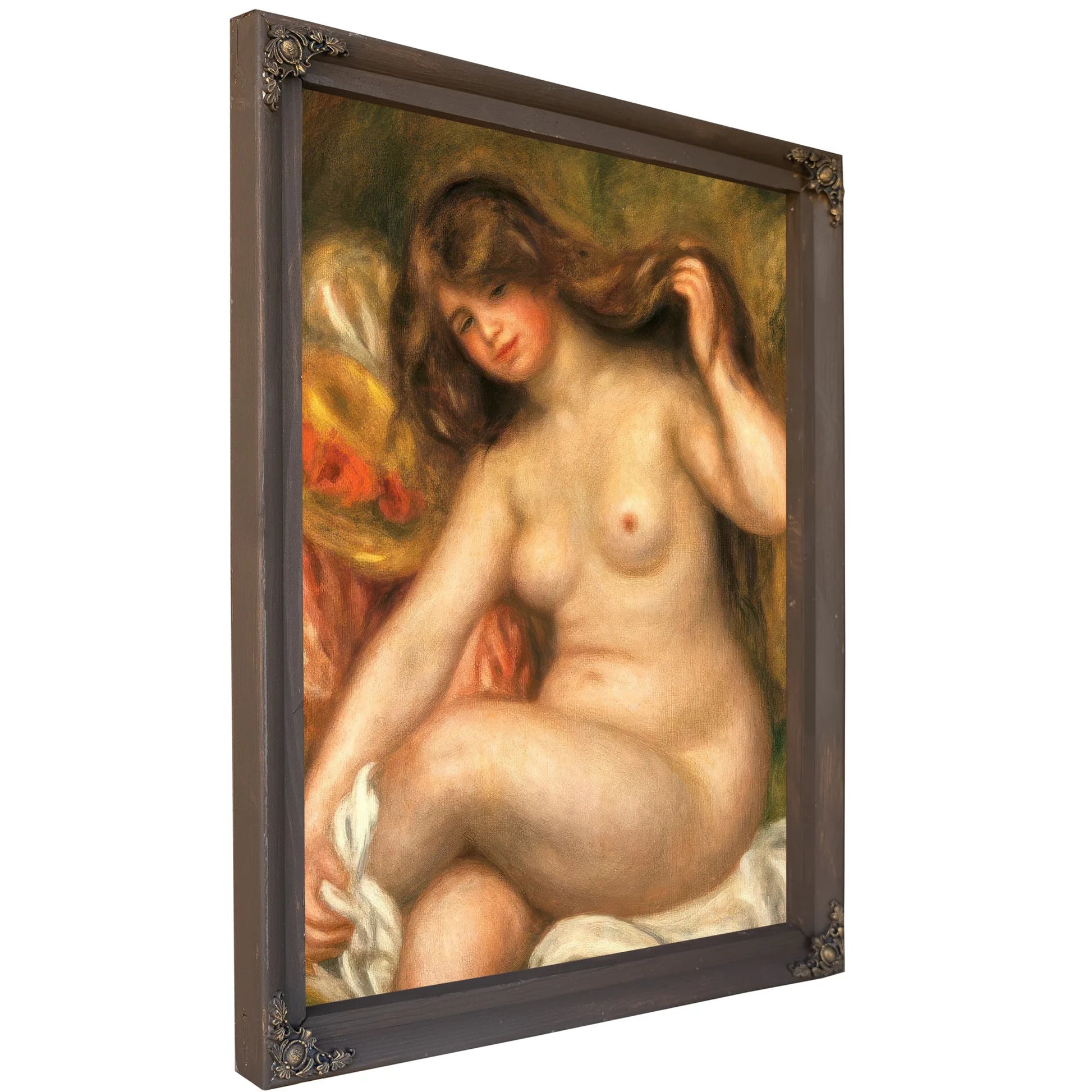 Large Bather By Pierre August Renoir Fine Art Print
